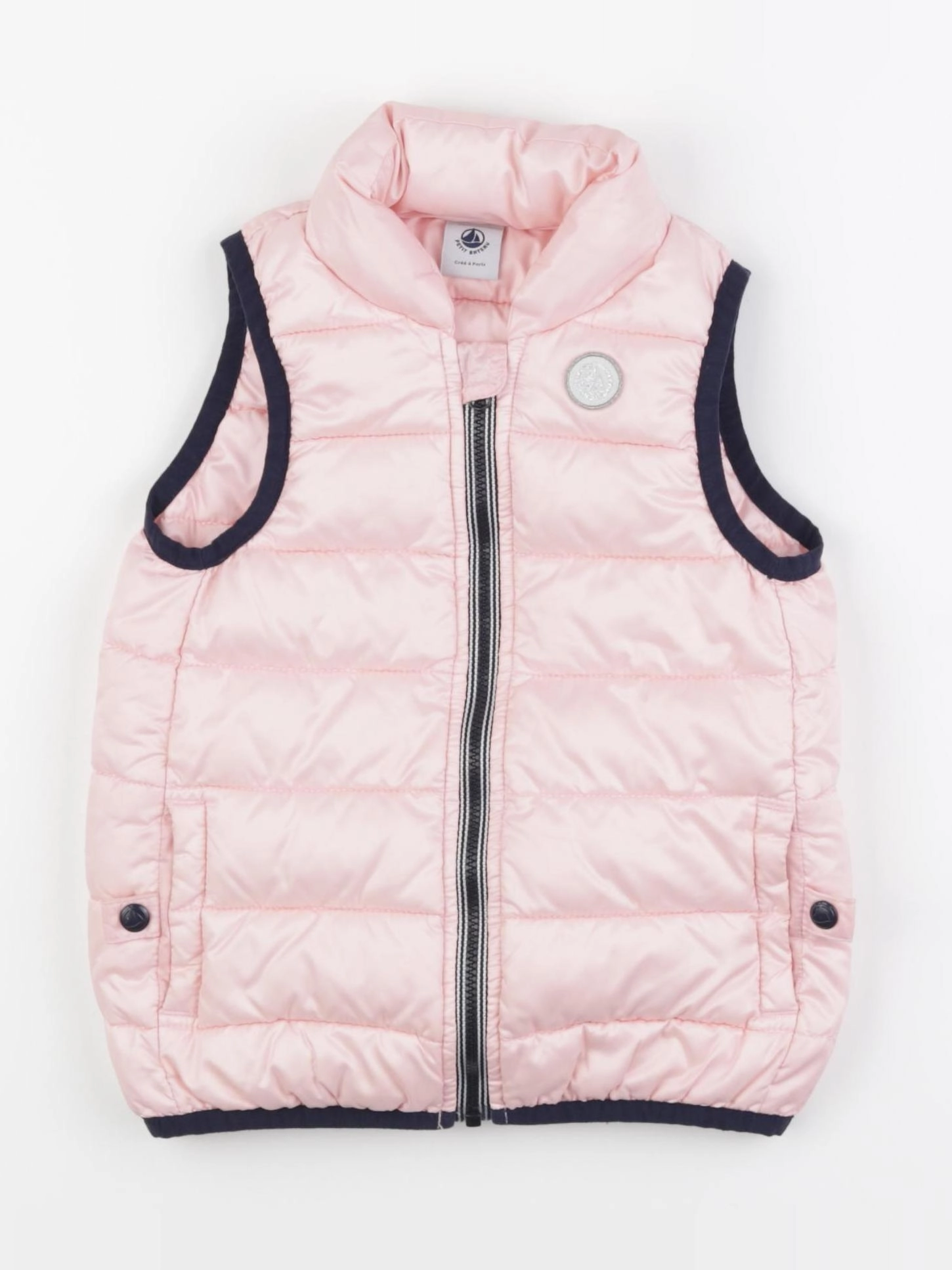Petit Bateau - doudoune rose - 4 ans