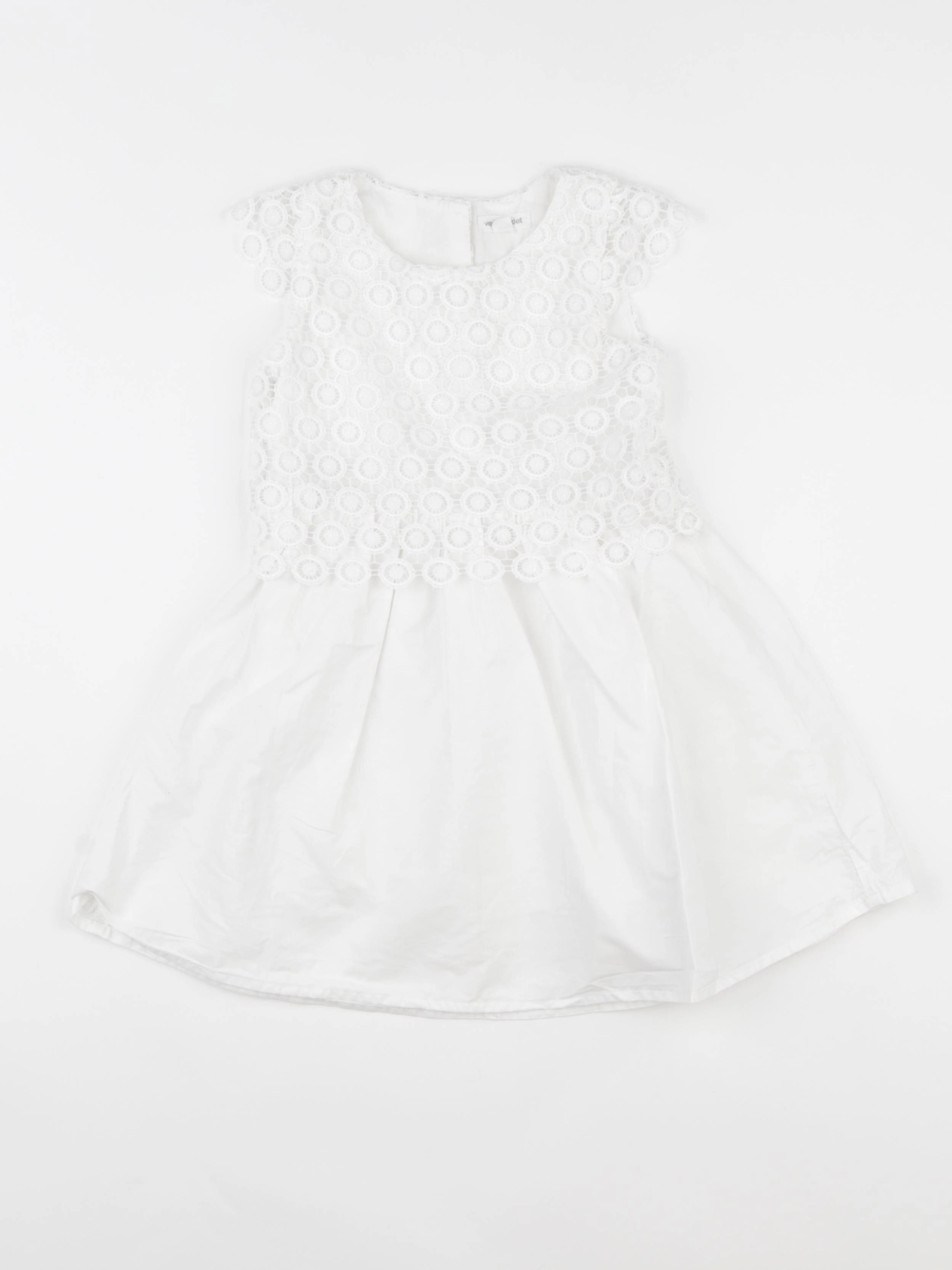 Vertbaudet - robe blanc - 4 ans