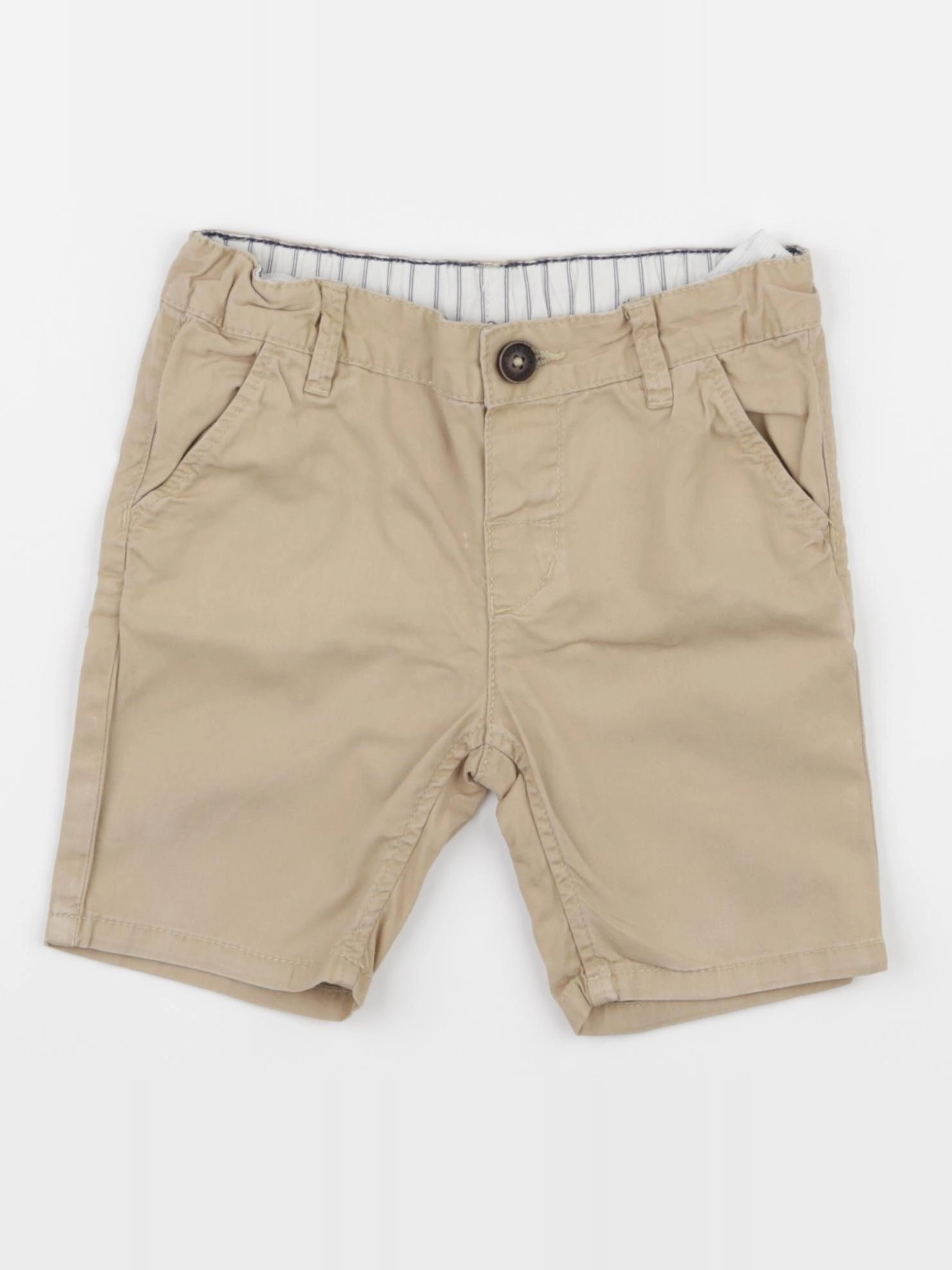 H&M - short beige - 9/12 mois