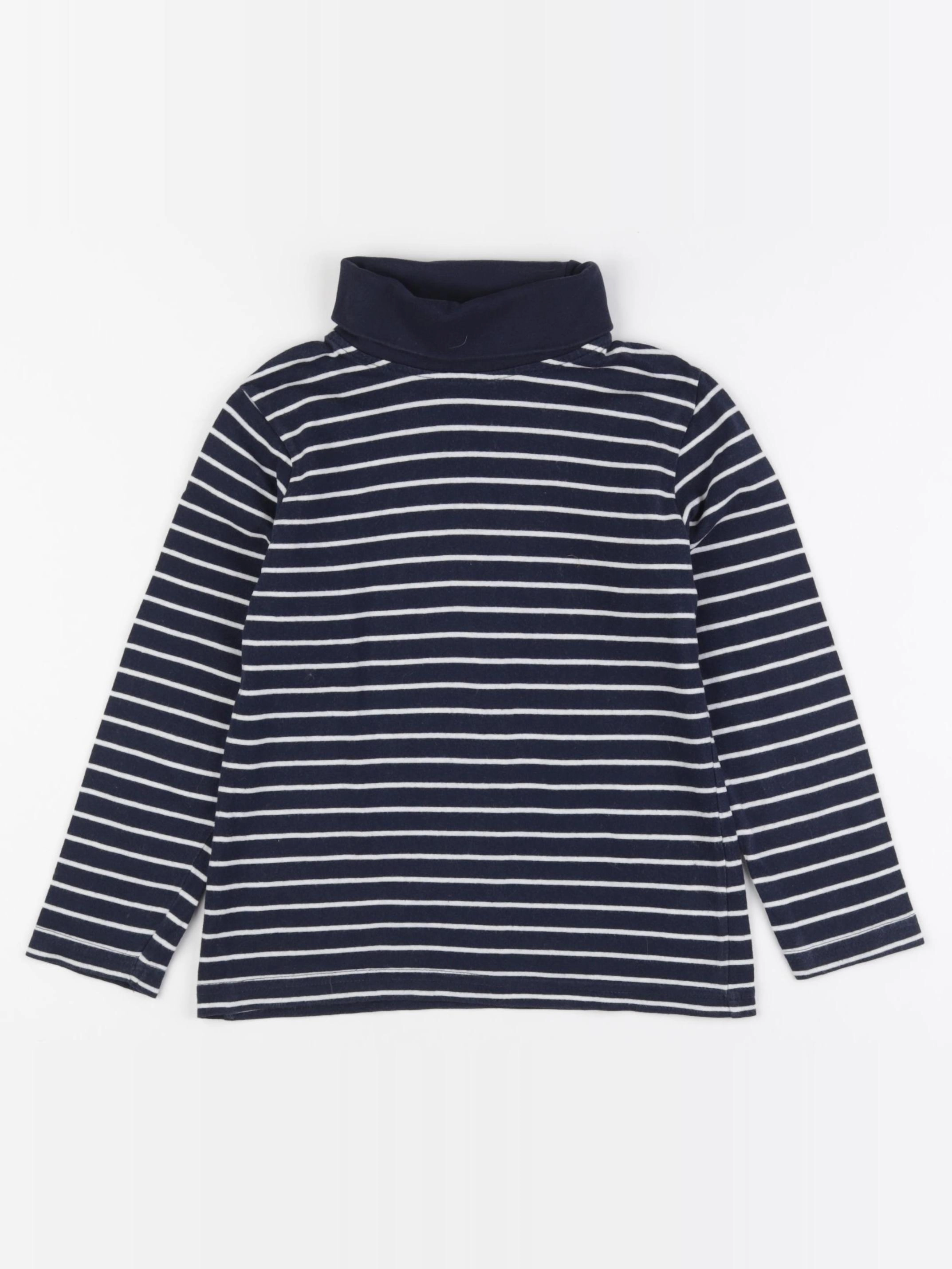 Vertbaudet - sous-pull bleu - 6 ans