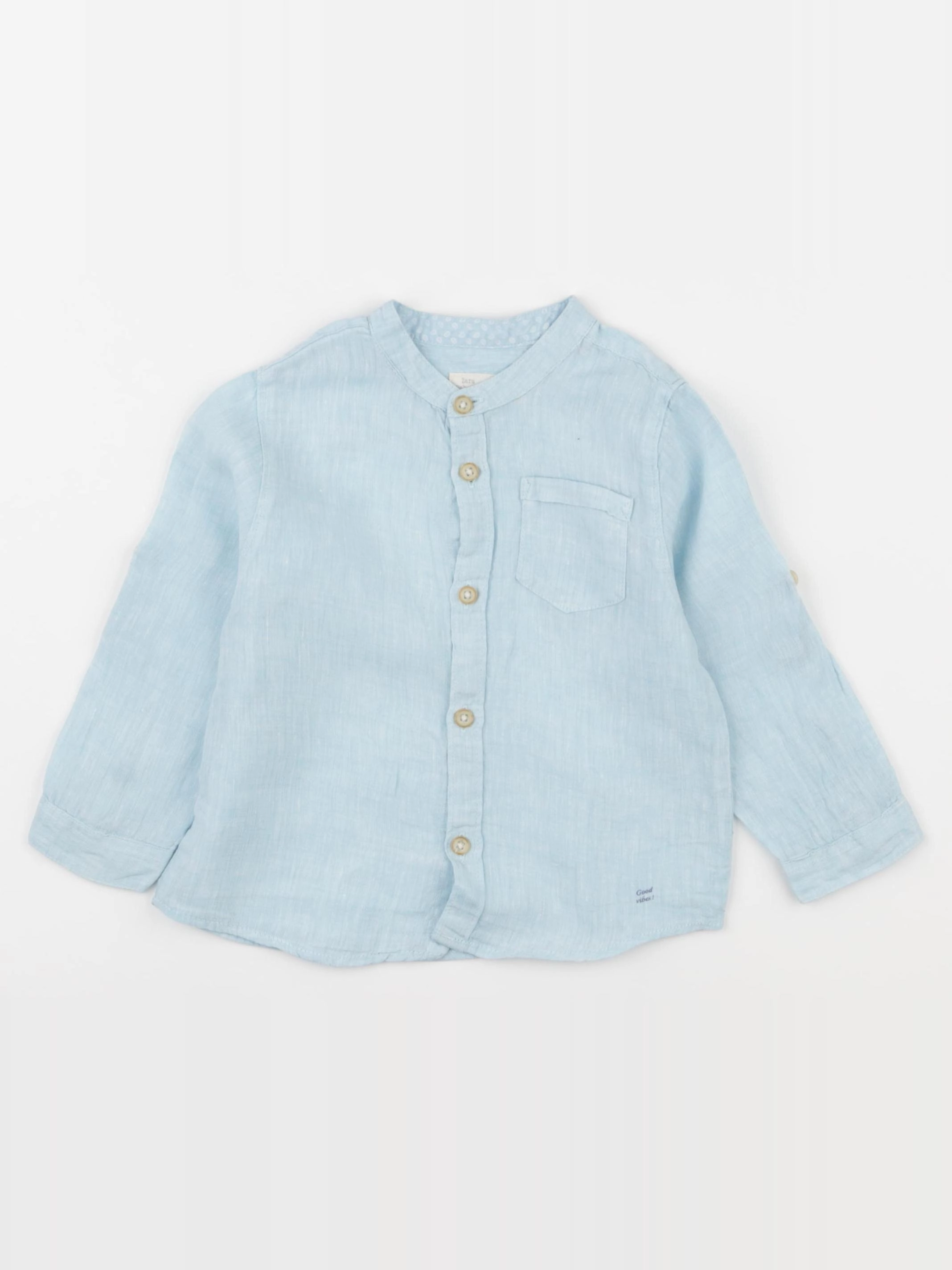 Zara - chemise bleu - 12/18 mois