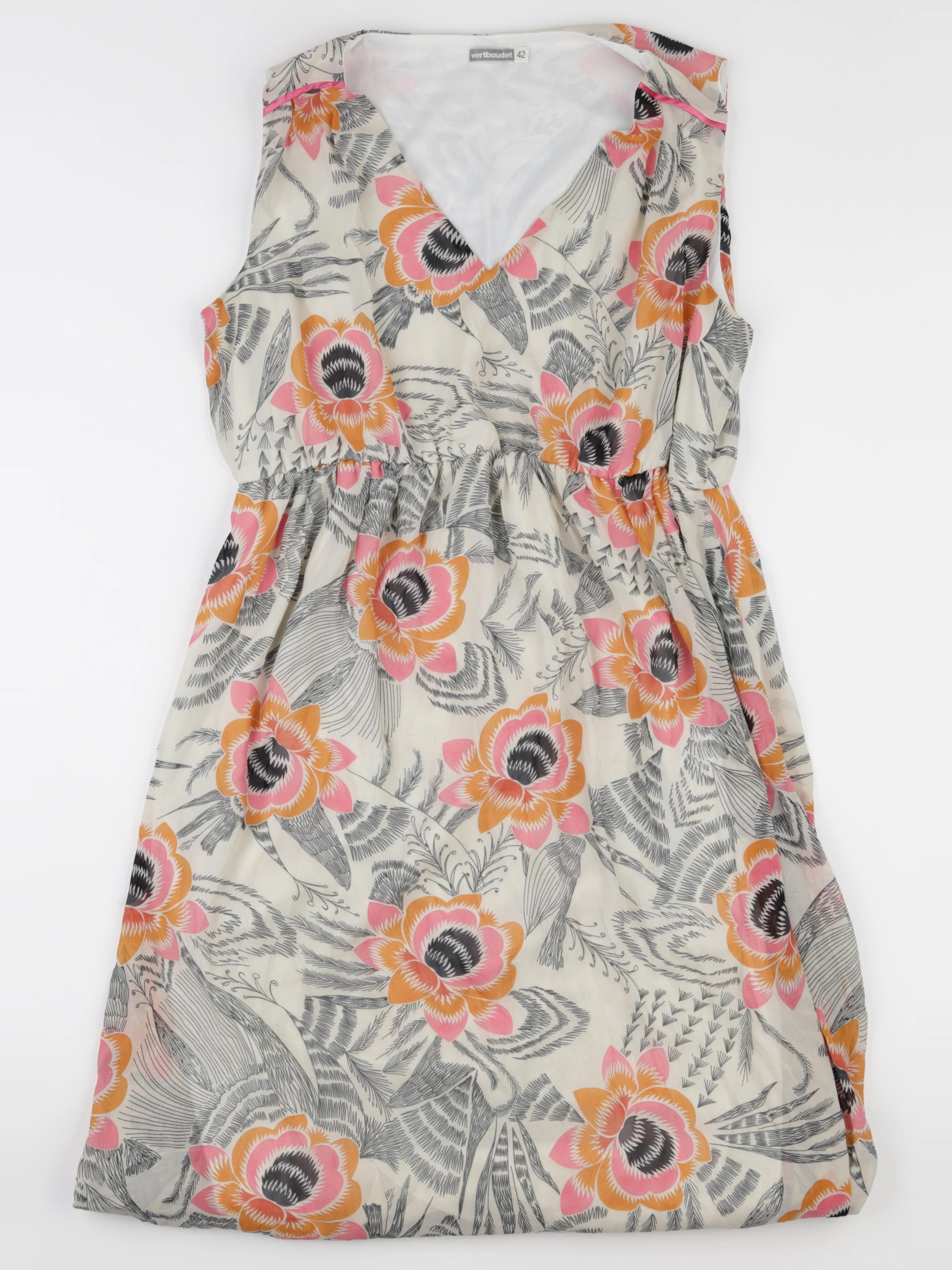 Vertbaudet - robe grossesse beige - 42