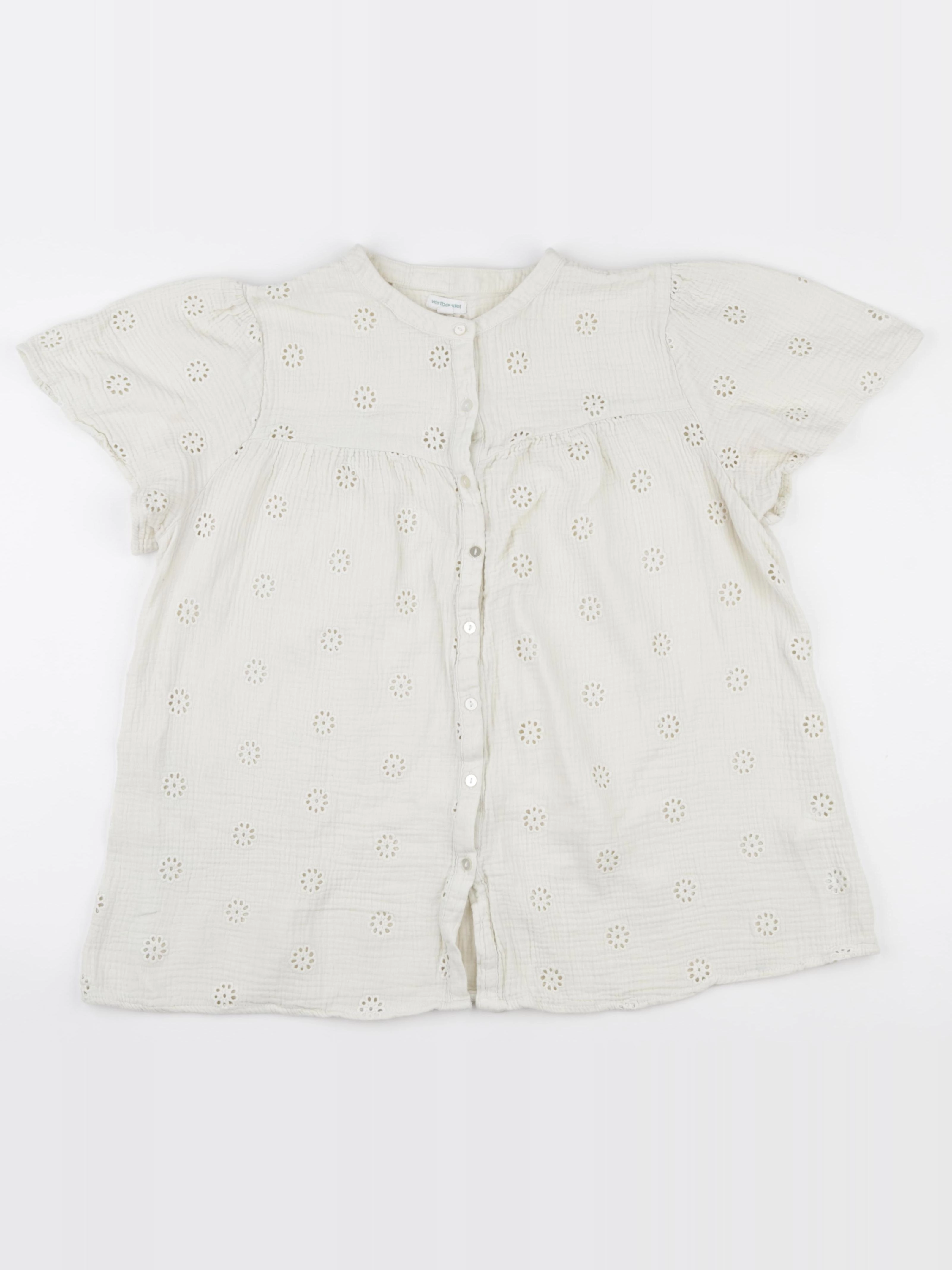 Vertbaudet - blouse grossesse, allaitement beige - 44