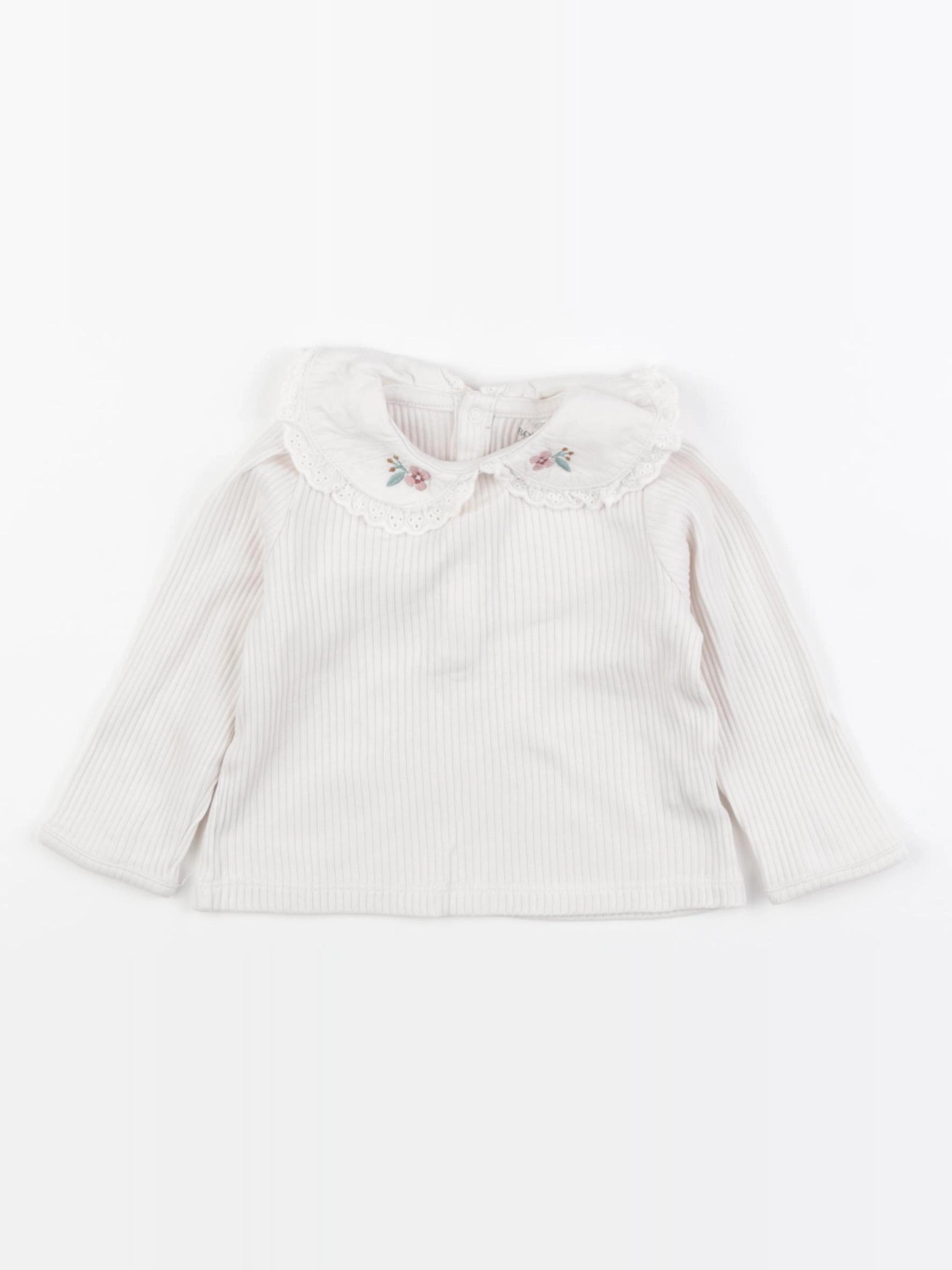 Boutchou - tee-shirt beige - 12 mois