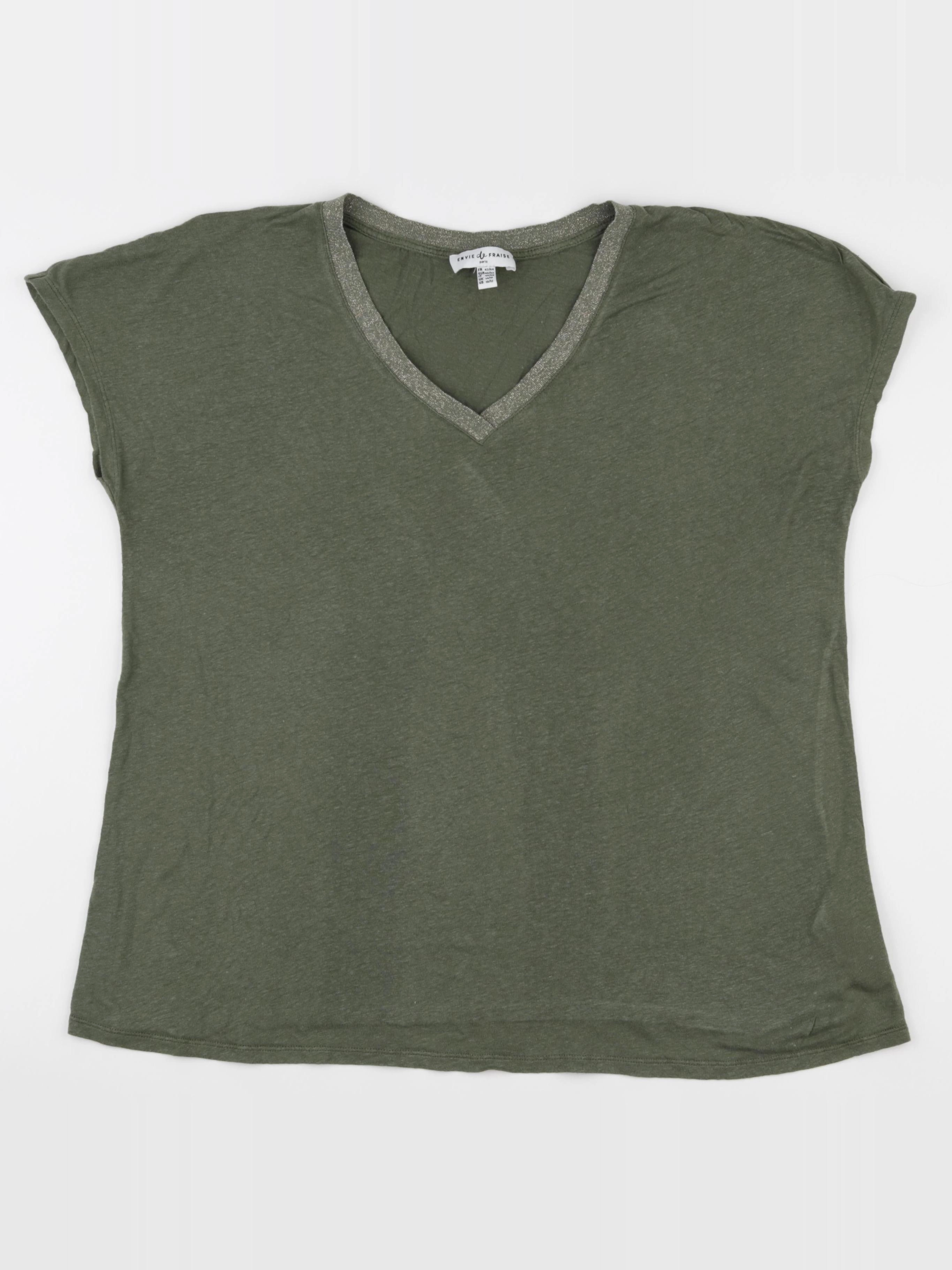 Envie de fraise - tee-shirt grossesse vert - 42 à 44