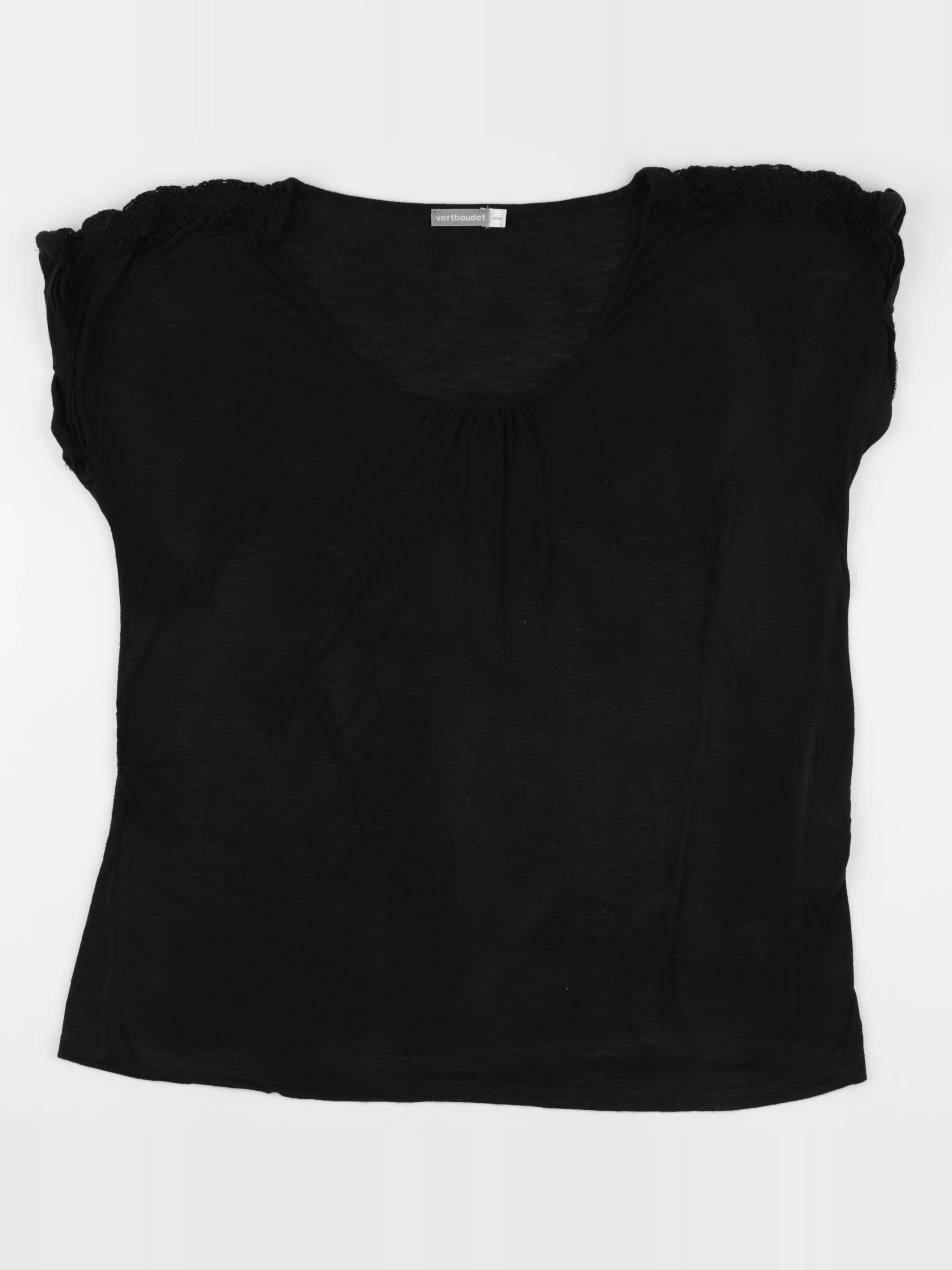 Vertbaudet - tee-shirt grossesse noir - 42 à 44