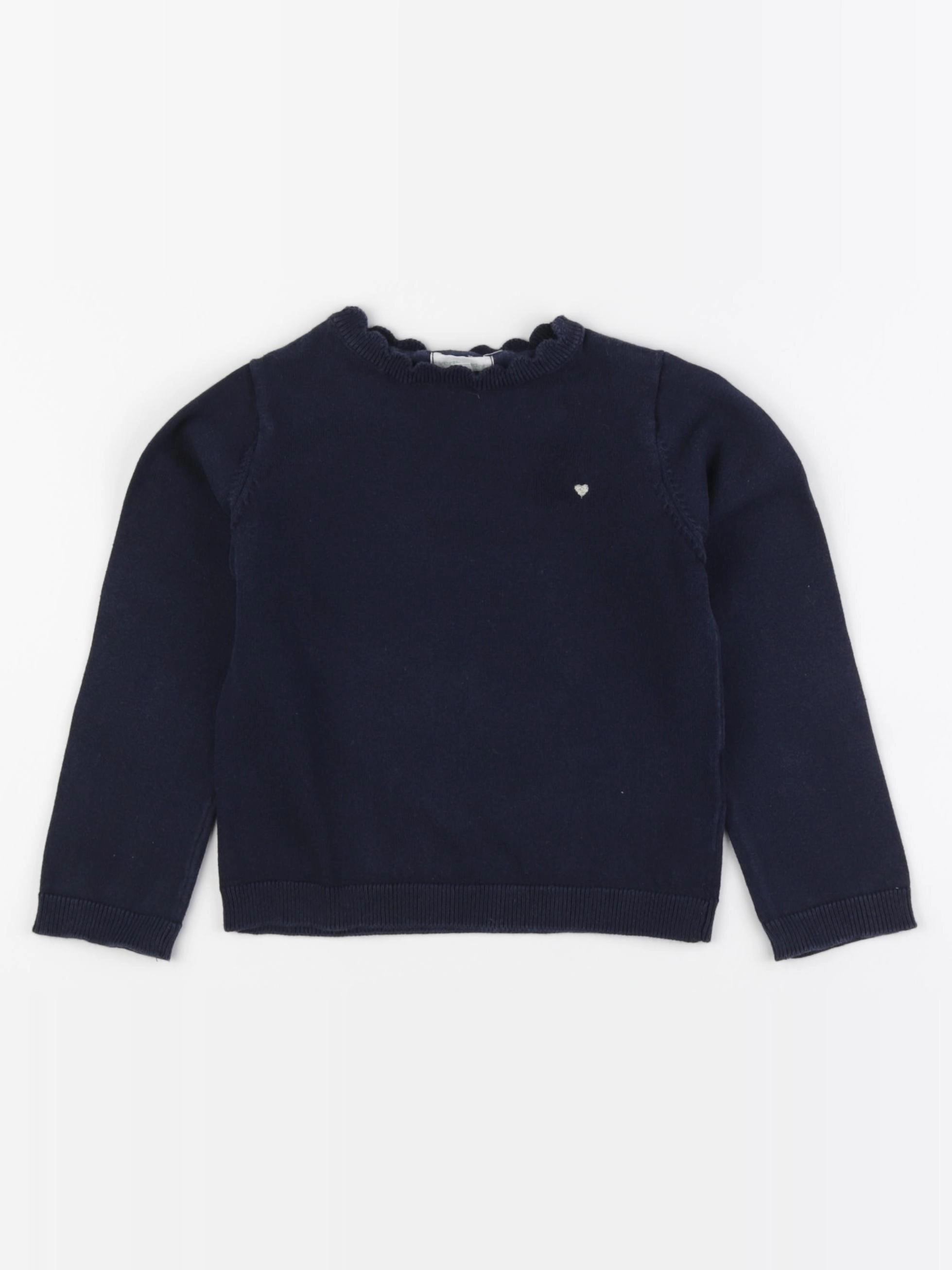 Vertbaudet - pull bleu - 4 ans