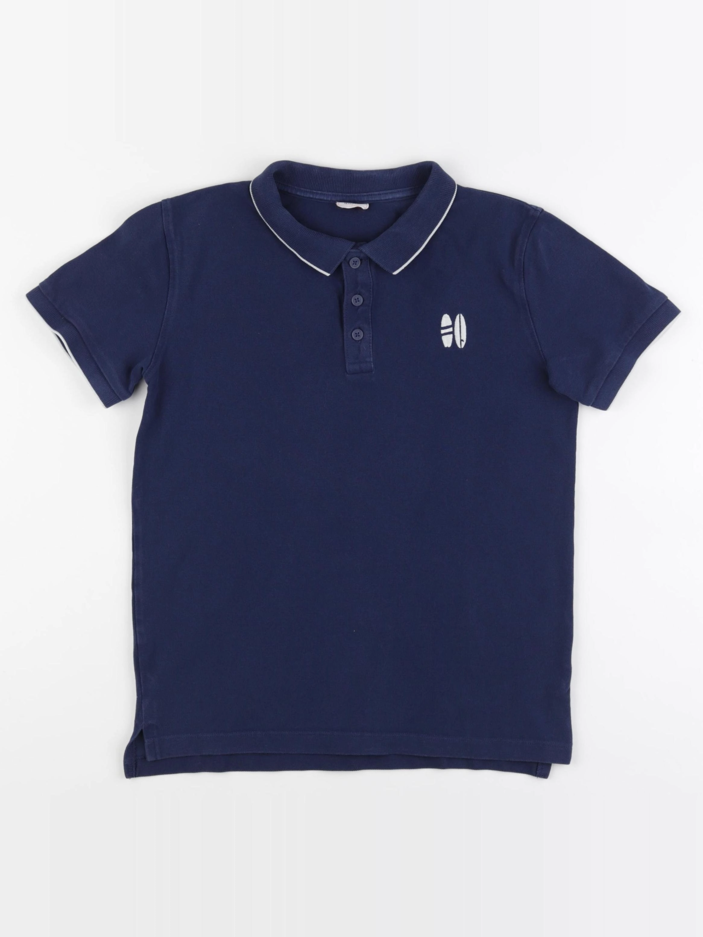 Tape à l'oeil - polo bleu - 12 ans