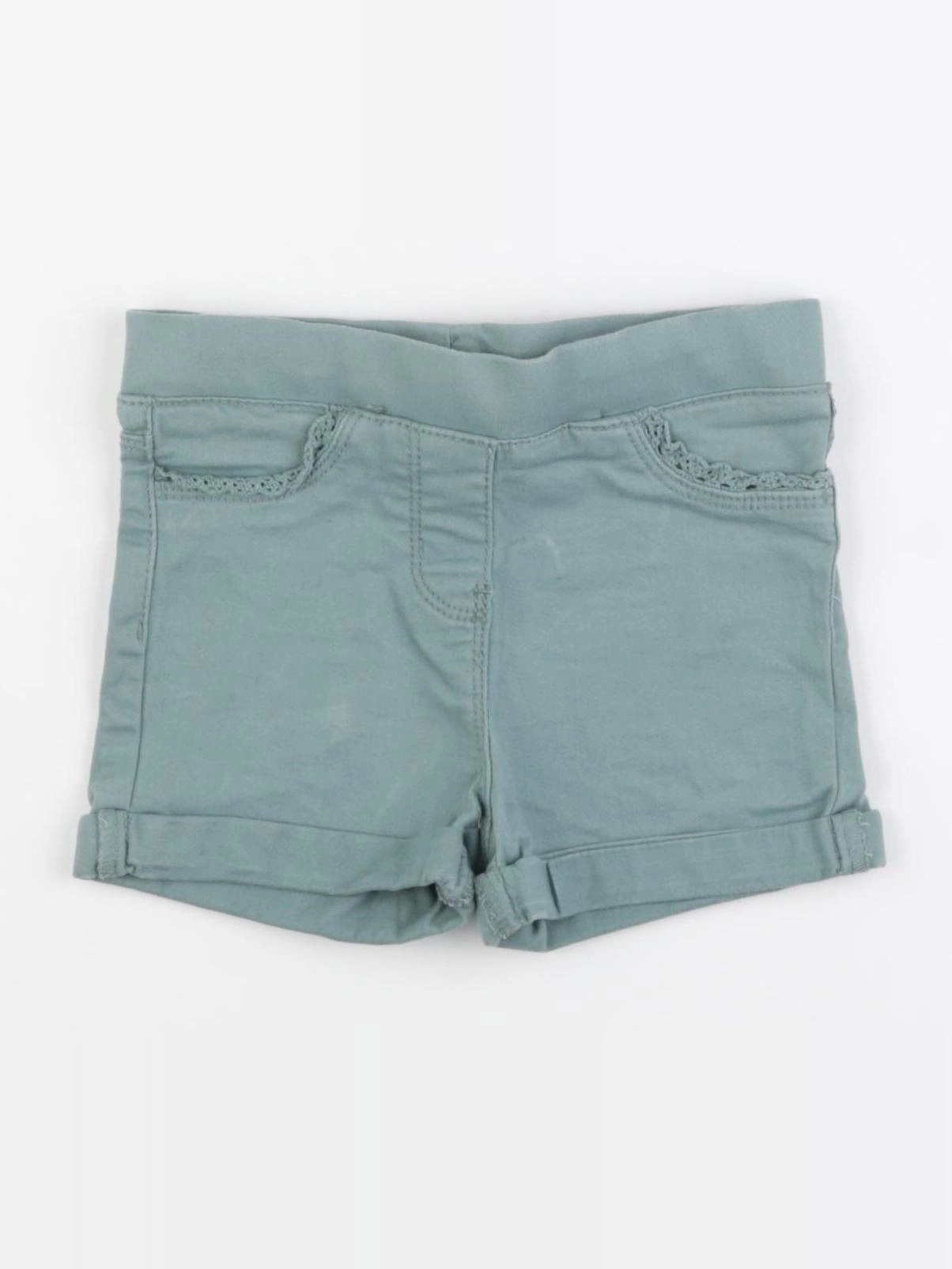 Vertbaudet - short vert - 4 ans