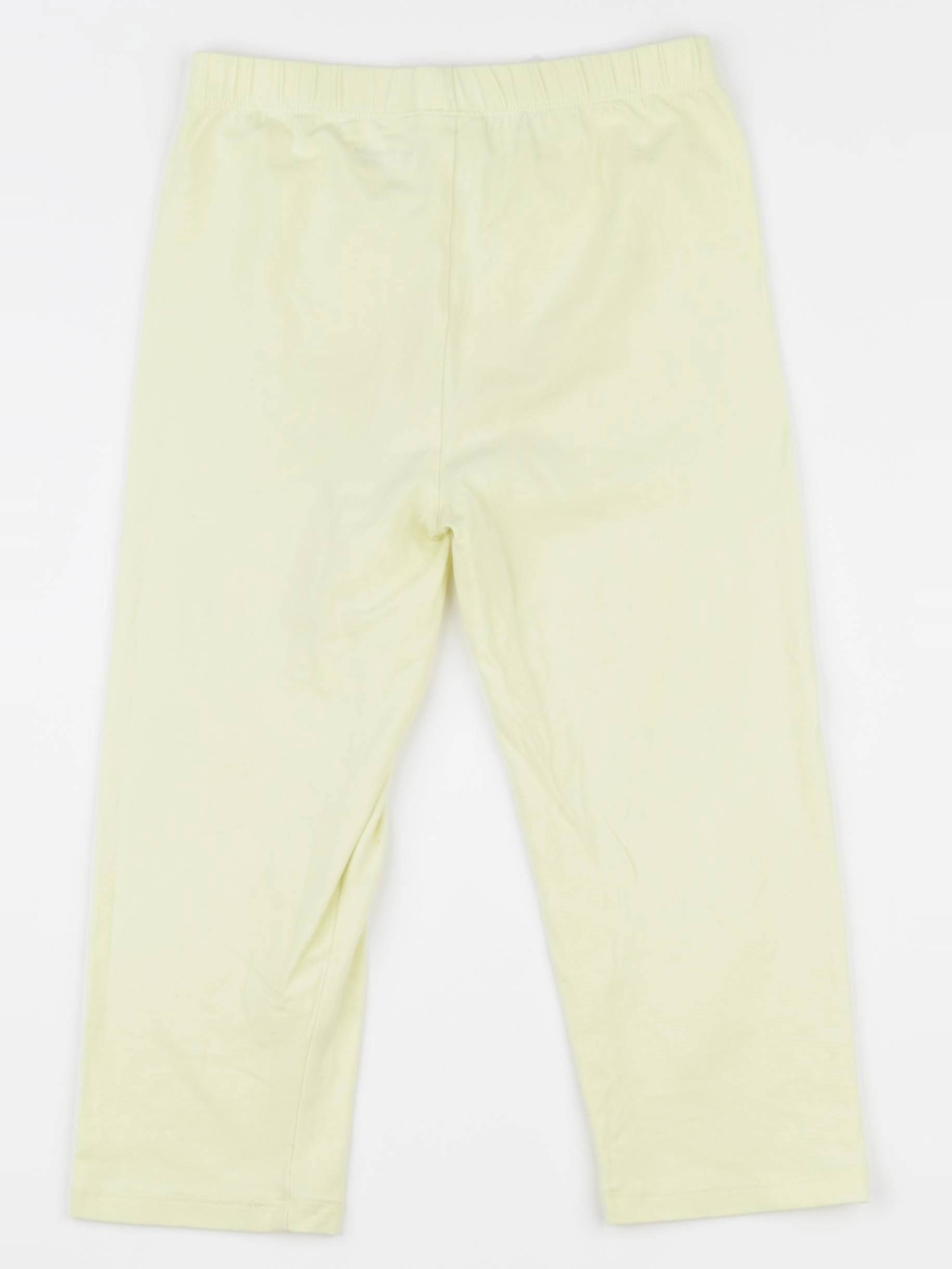 Vertbaudet - legging court jaune - 10 ans