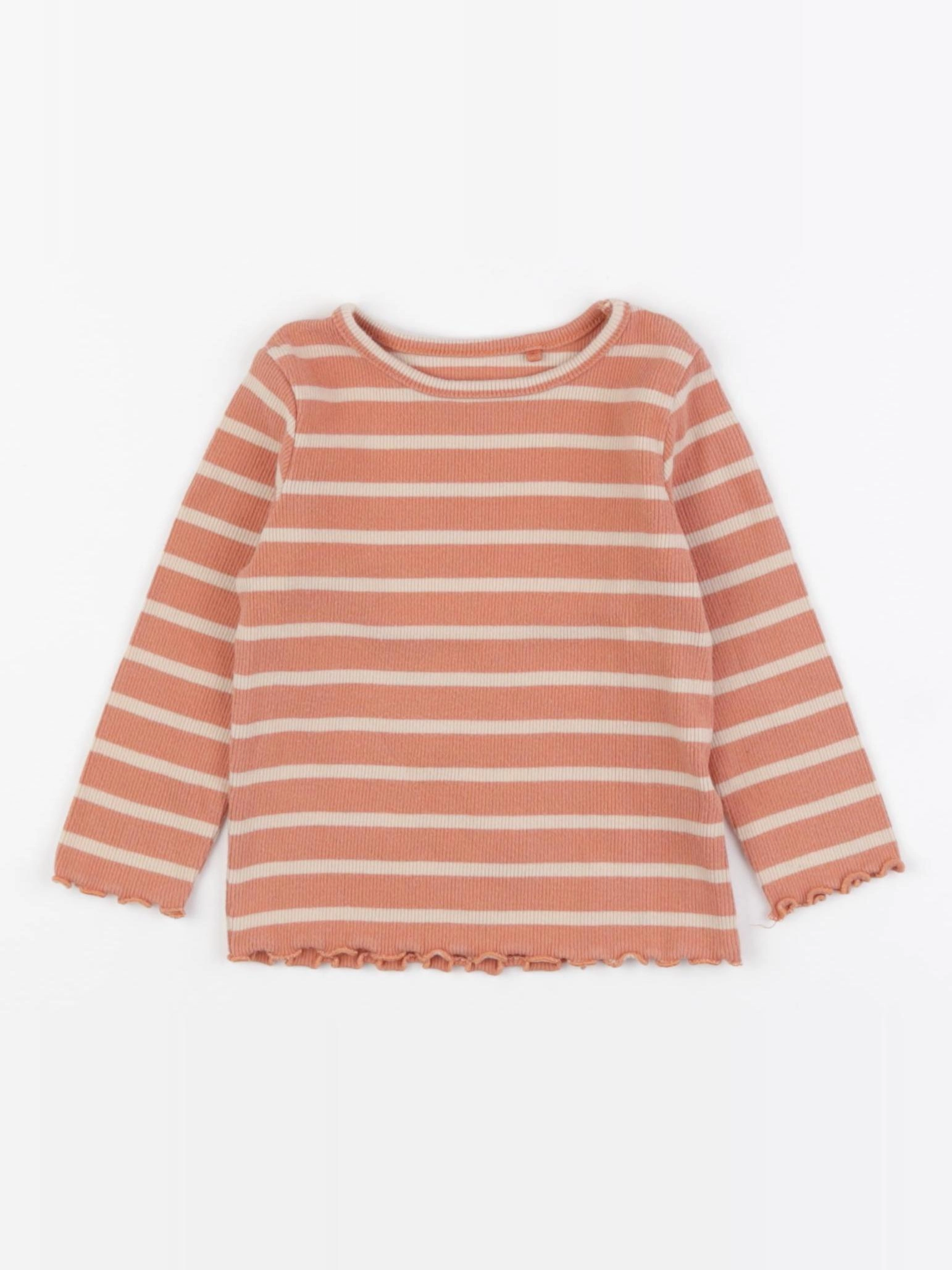 Next - tee-shirt orange - 6/9 mois
