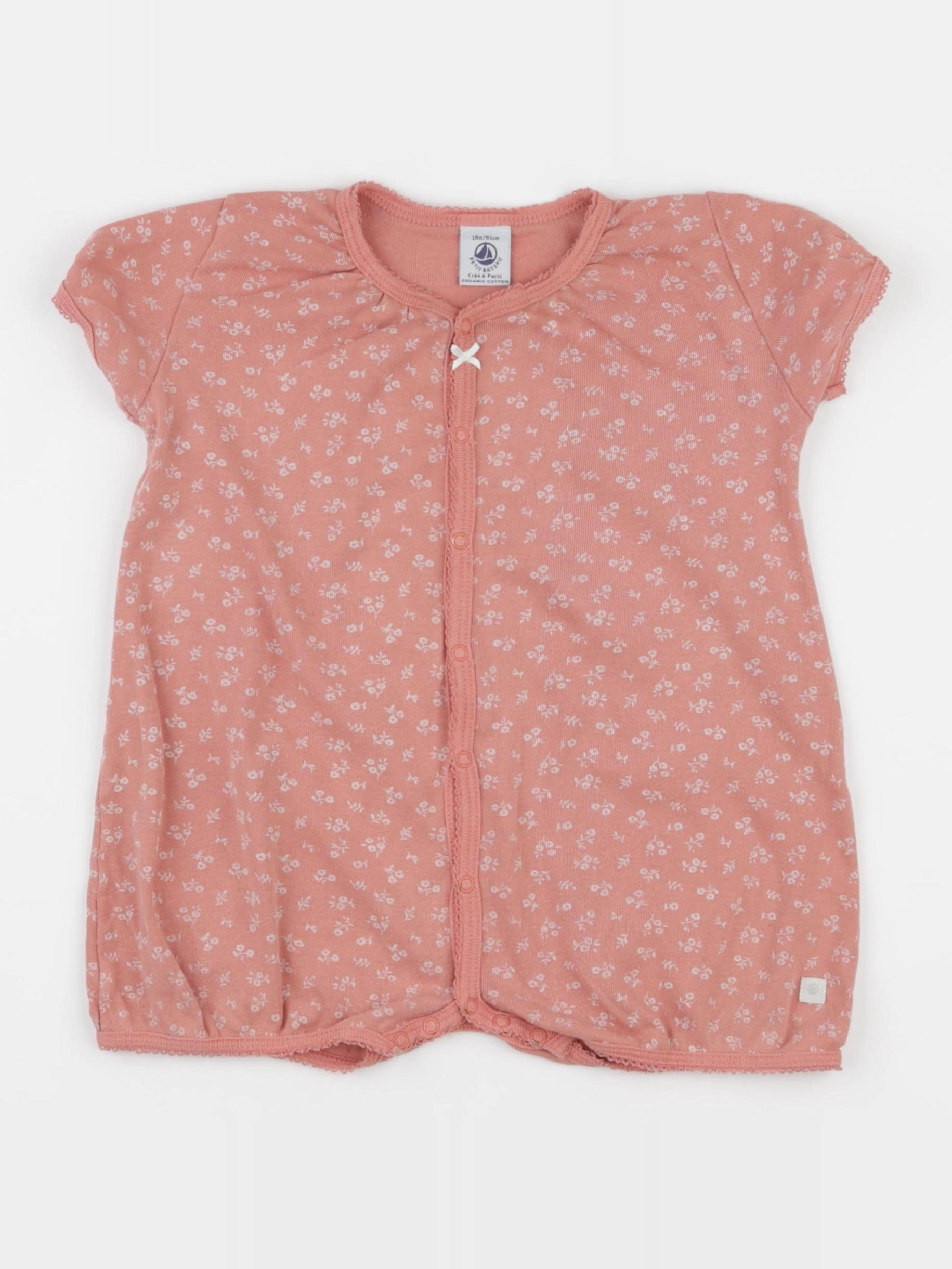Petit Bateau - pyjama coton rose - 18 mois