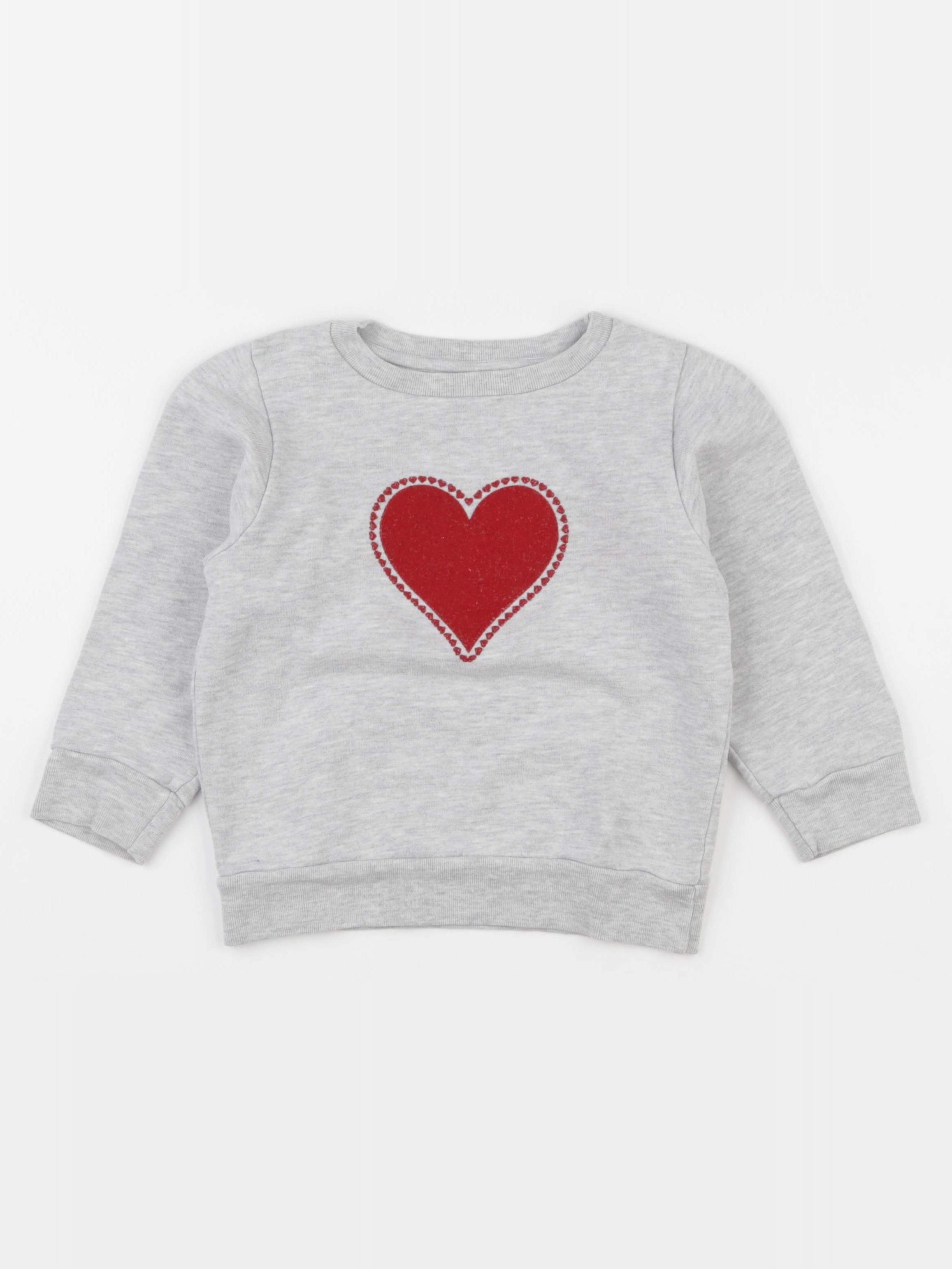 Petit Bateau - sweat gris - 4 ans