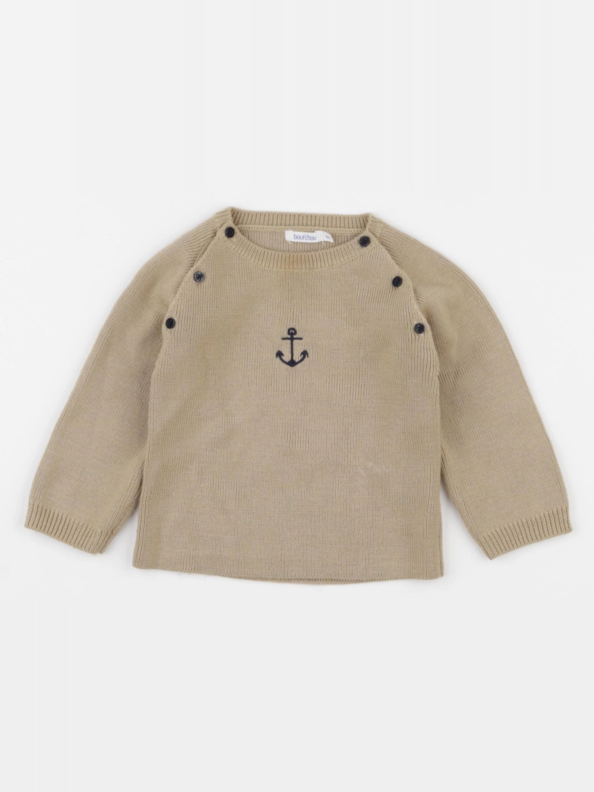 Boutchou - pull beige - 9 mois