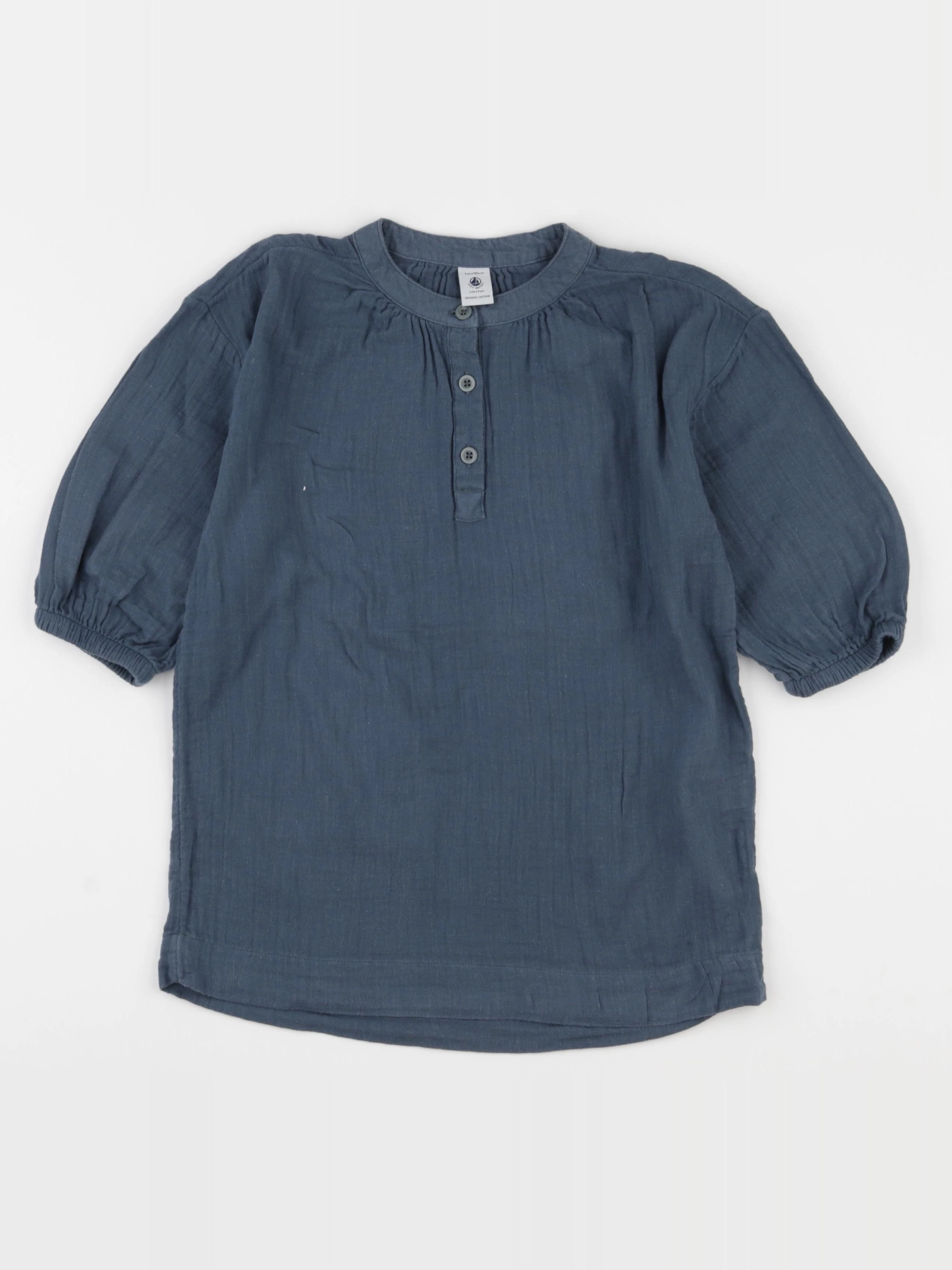 Petit Bateau - robe bleu - 4 ans