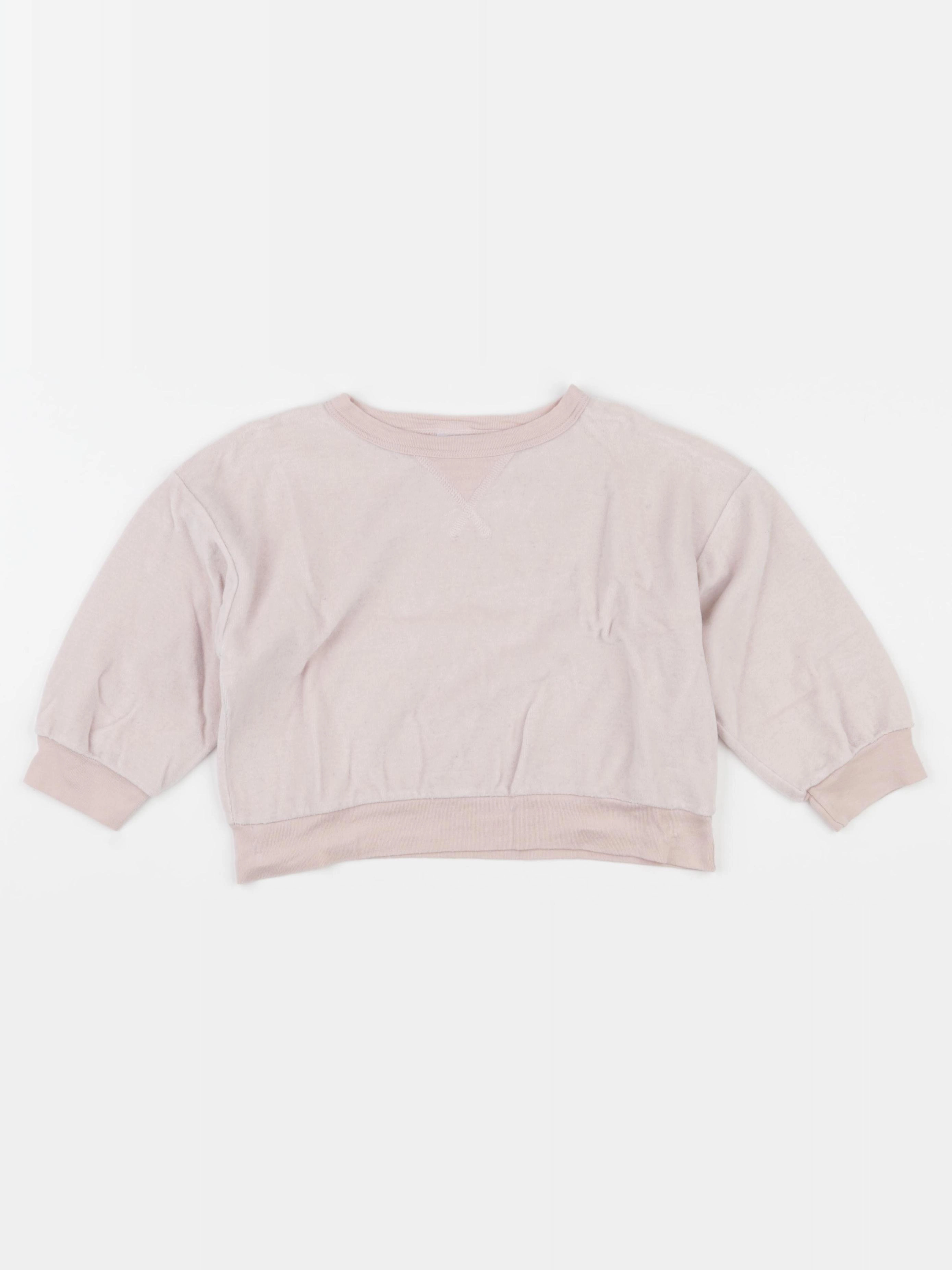 Petit Bateau - sweat rose - 4 ans