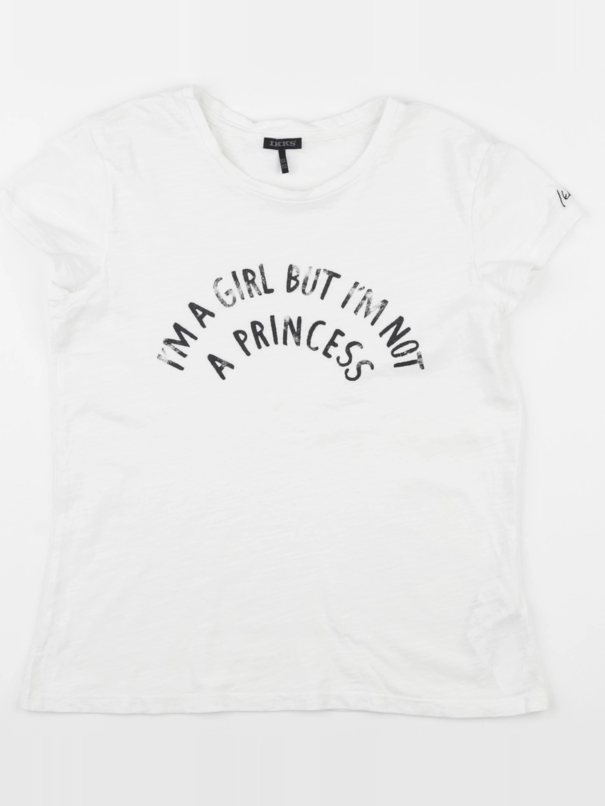 IKKS - tee-shirt blanc - 12 ans
