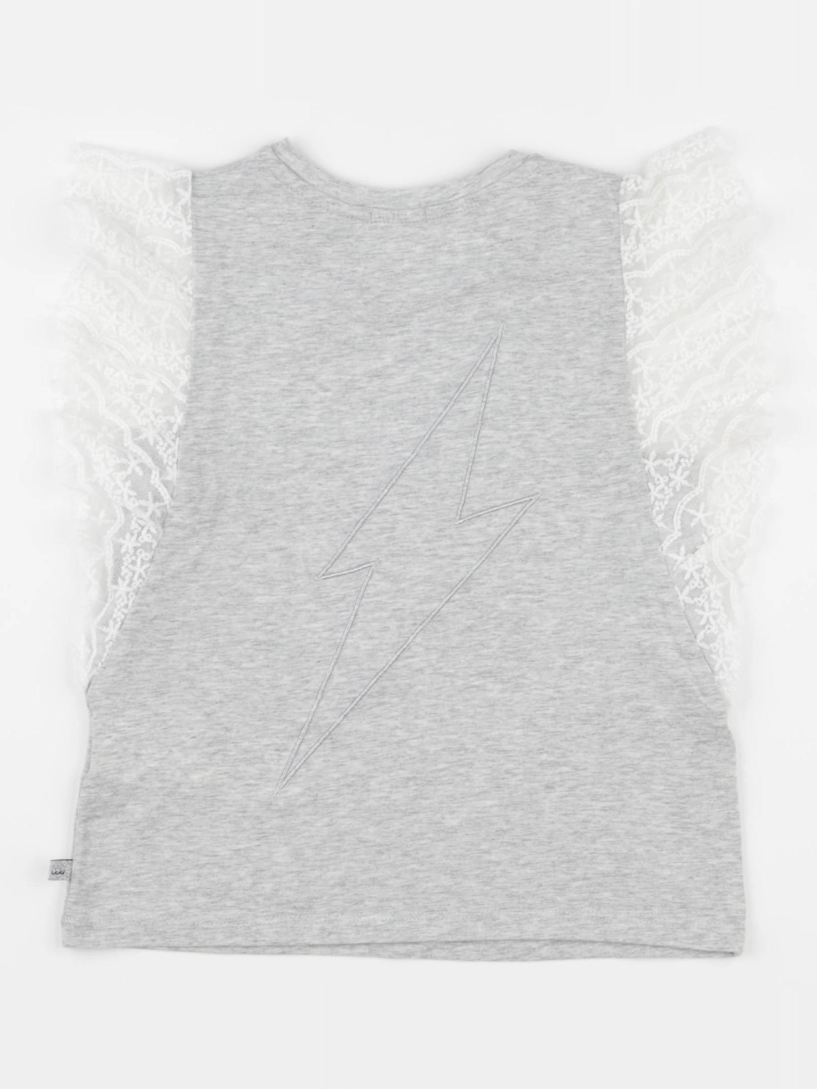 IKKS - tee-shirt gris, blanc - 6 ans