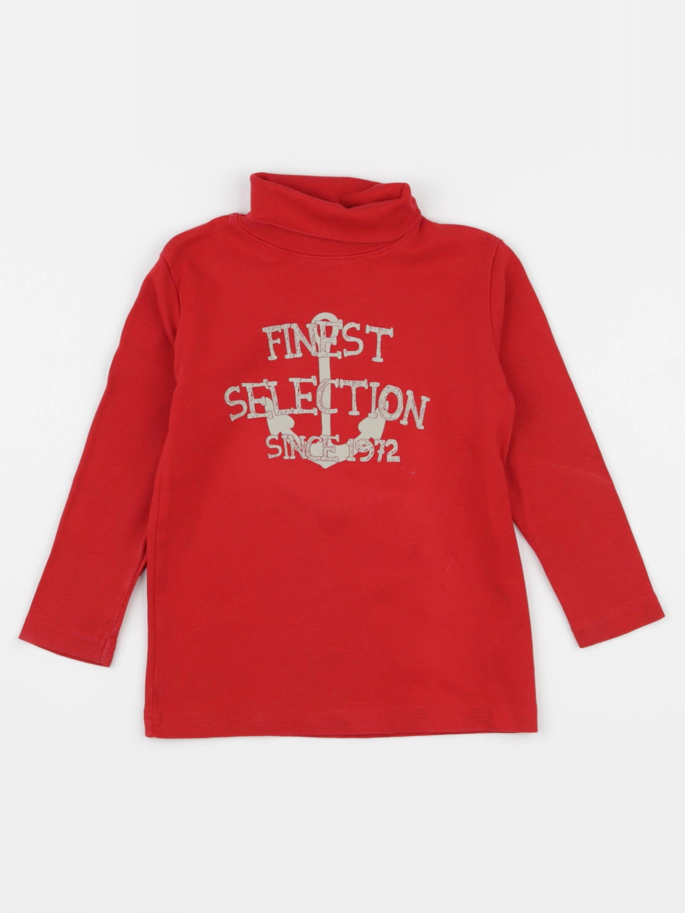 Vertbaudet - sous-pull rouge - 5 ans
