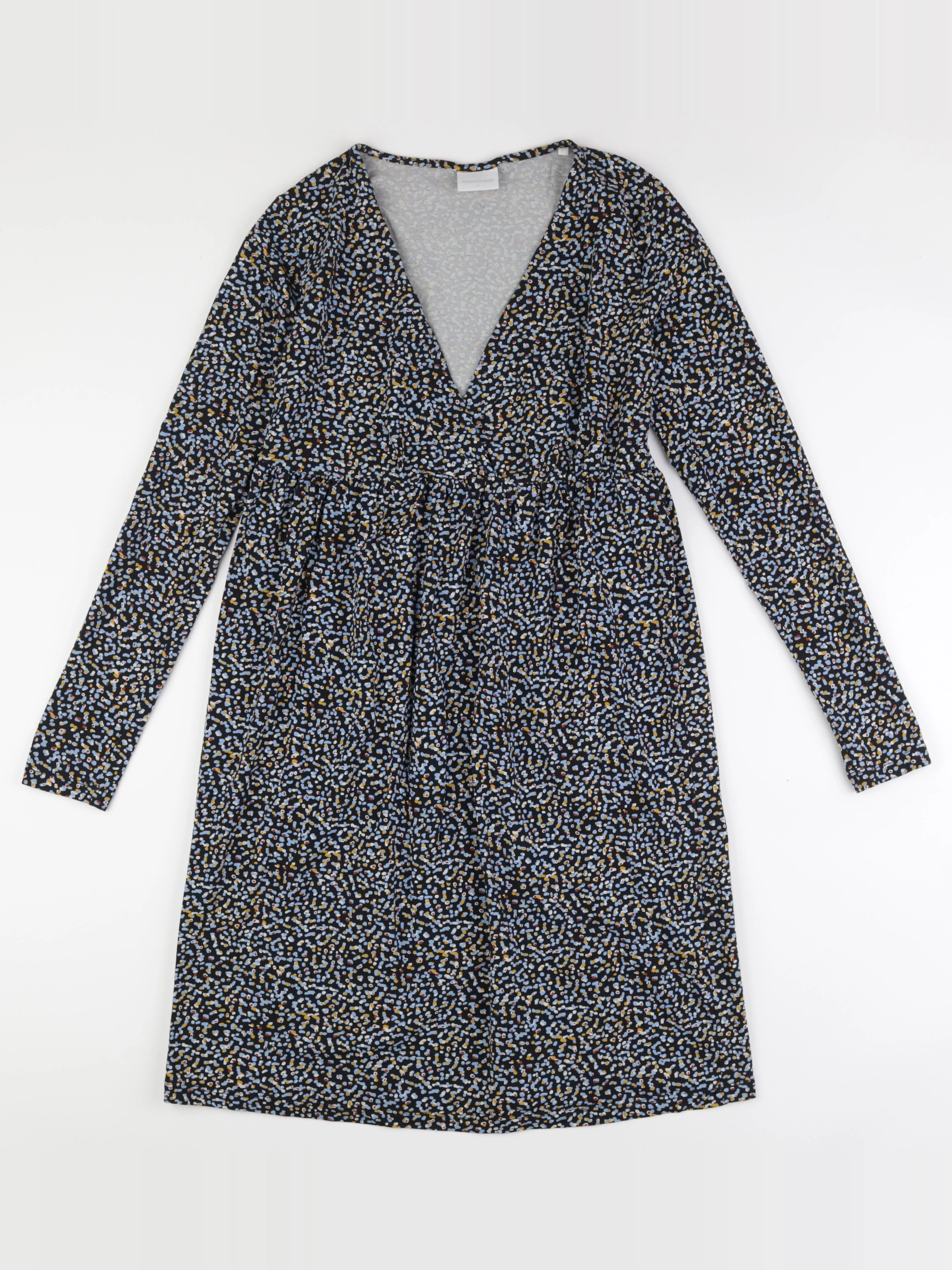 Mamalicious - robe allaitement bleu - M
