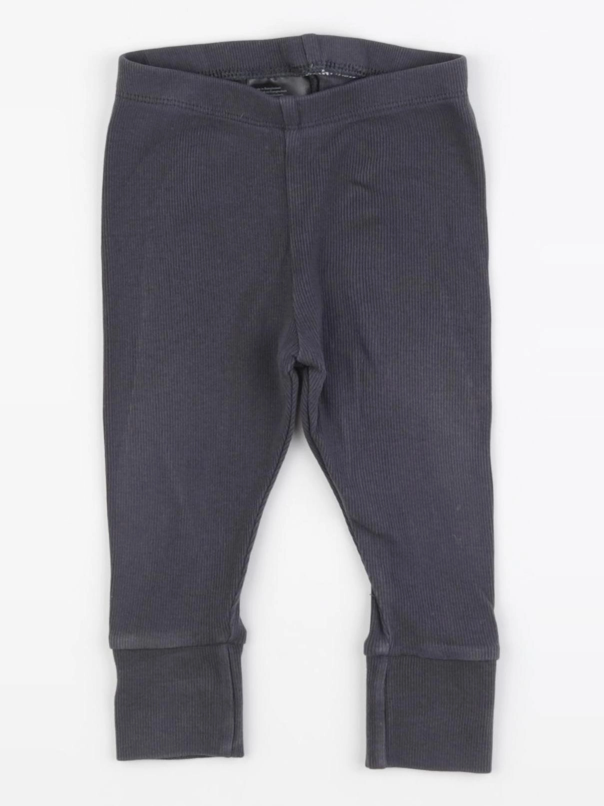 H&M - legging gris - 6/9 mois