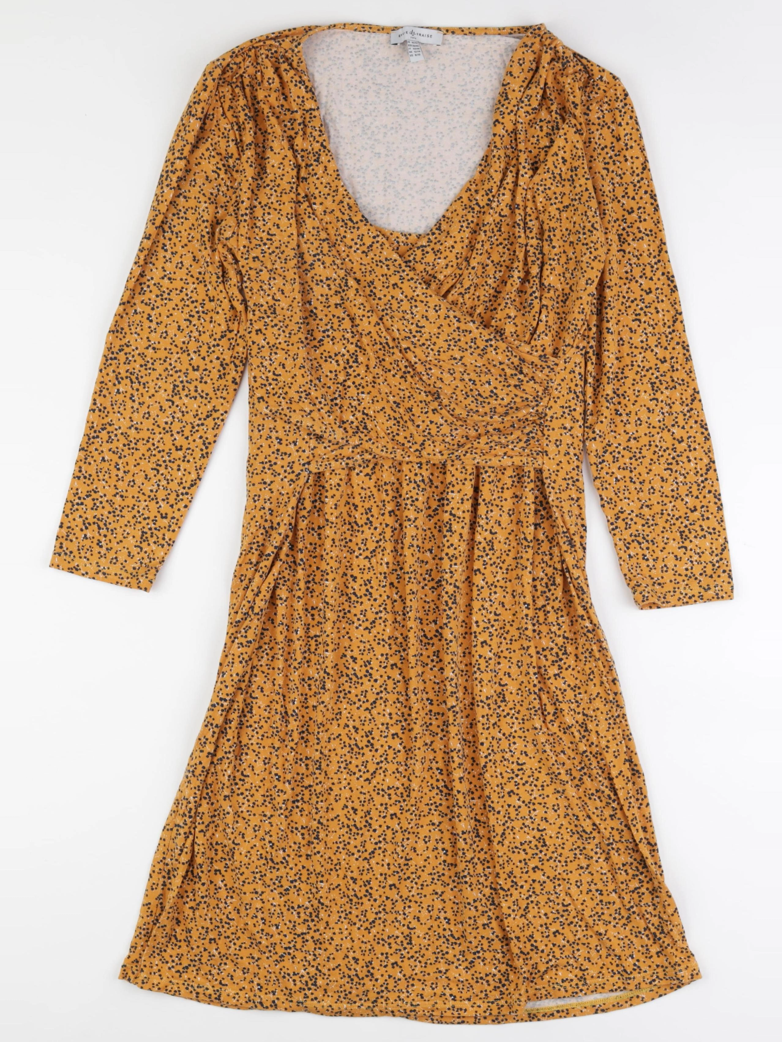 Envie de fraise - robe allaitement jaune - 40 à 42