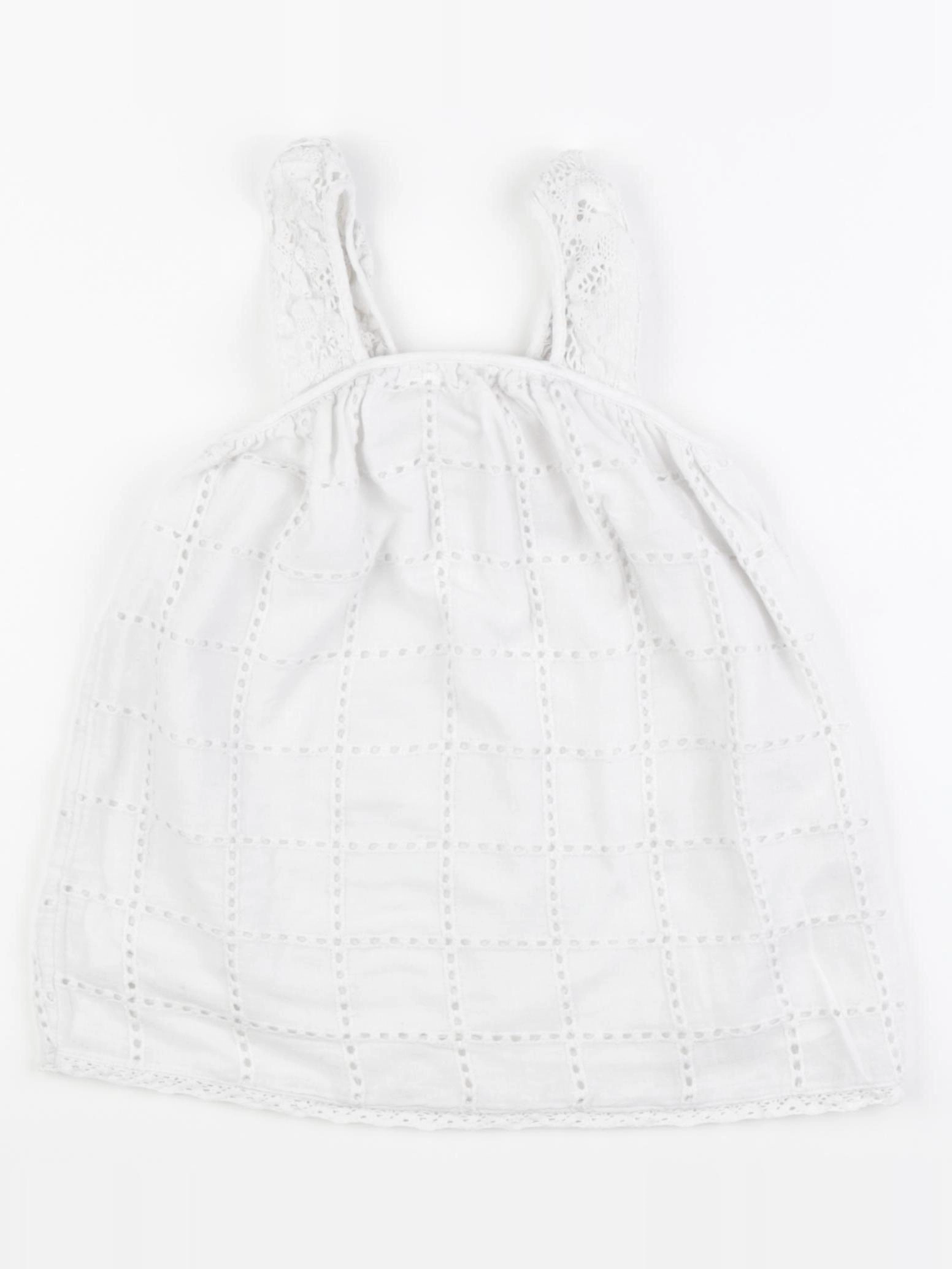 Zara - blouse blanc - 12/18 mois