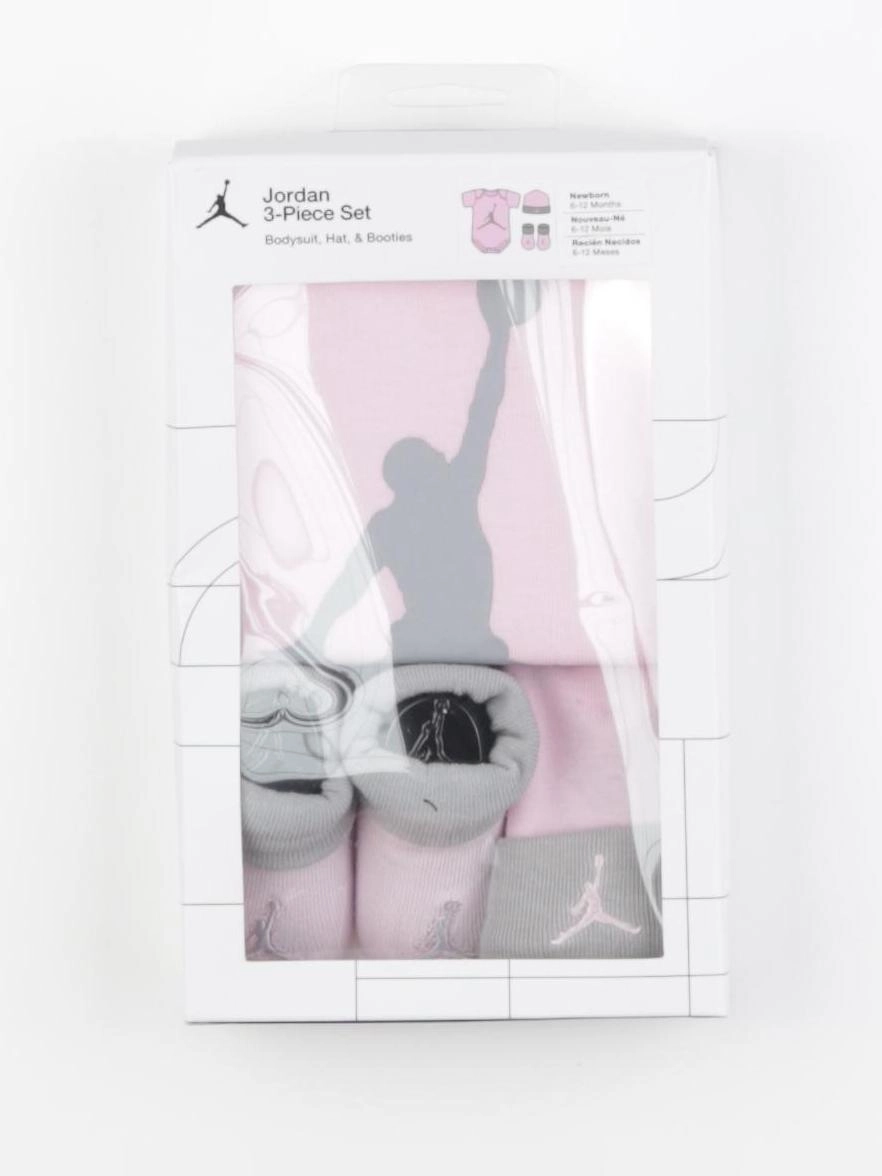 Nike - ensemble rose, gris - 6/12 mois
