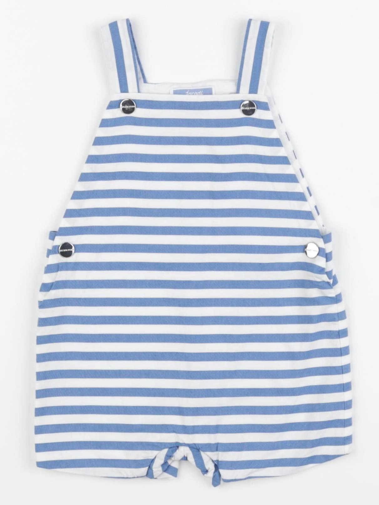 Jacadi - salopette blanc, bleu - 12 mois