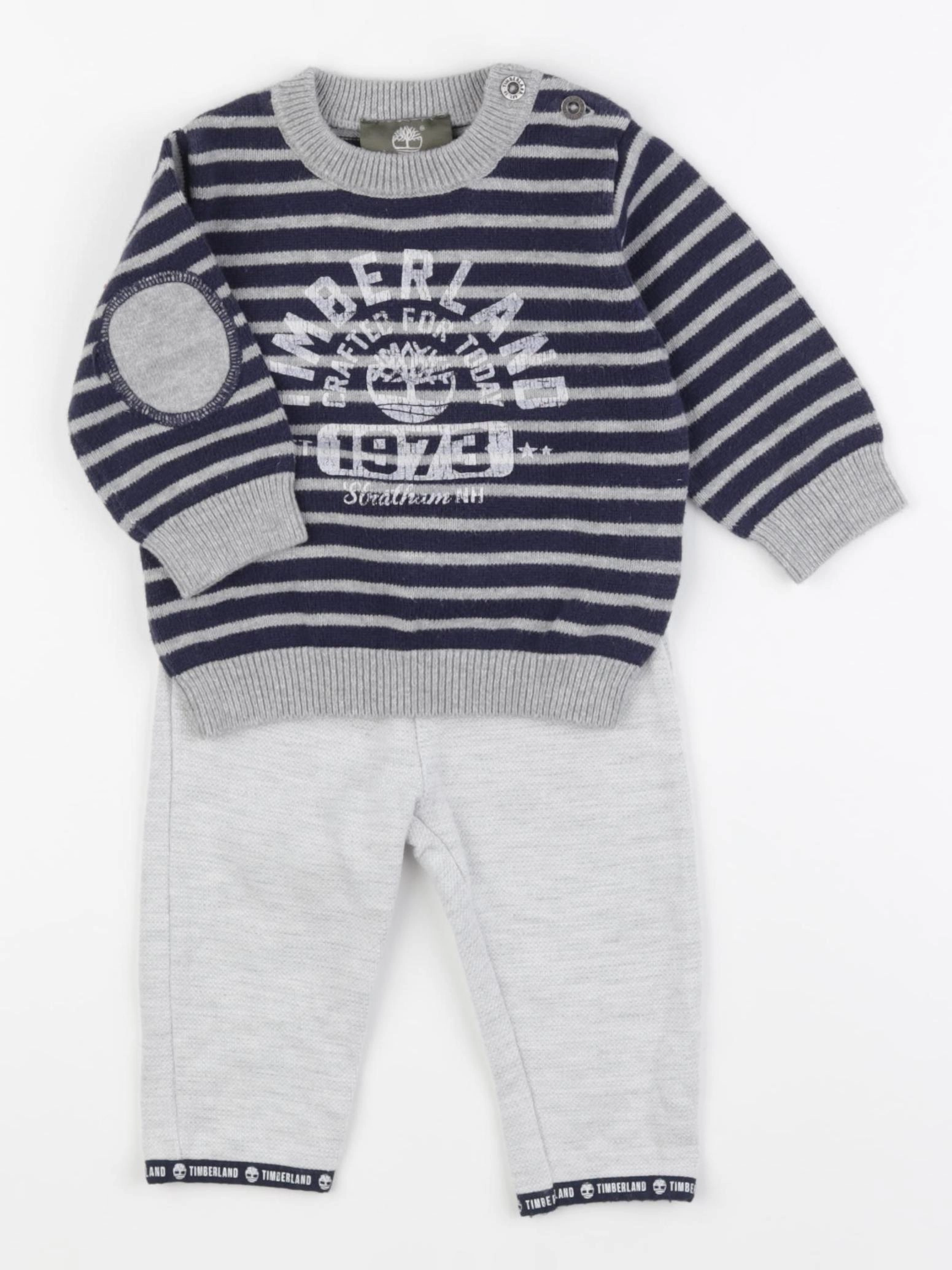 Timberland - ensemble bleu, gris - 6 mois