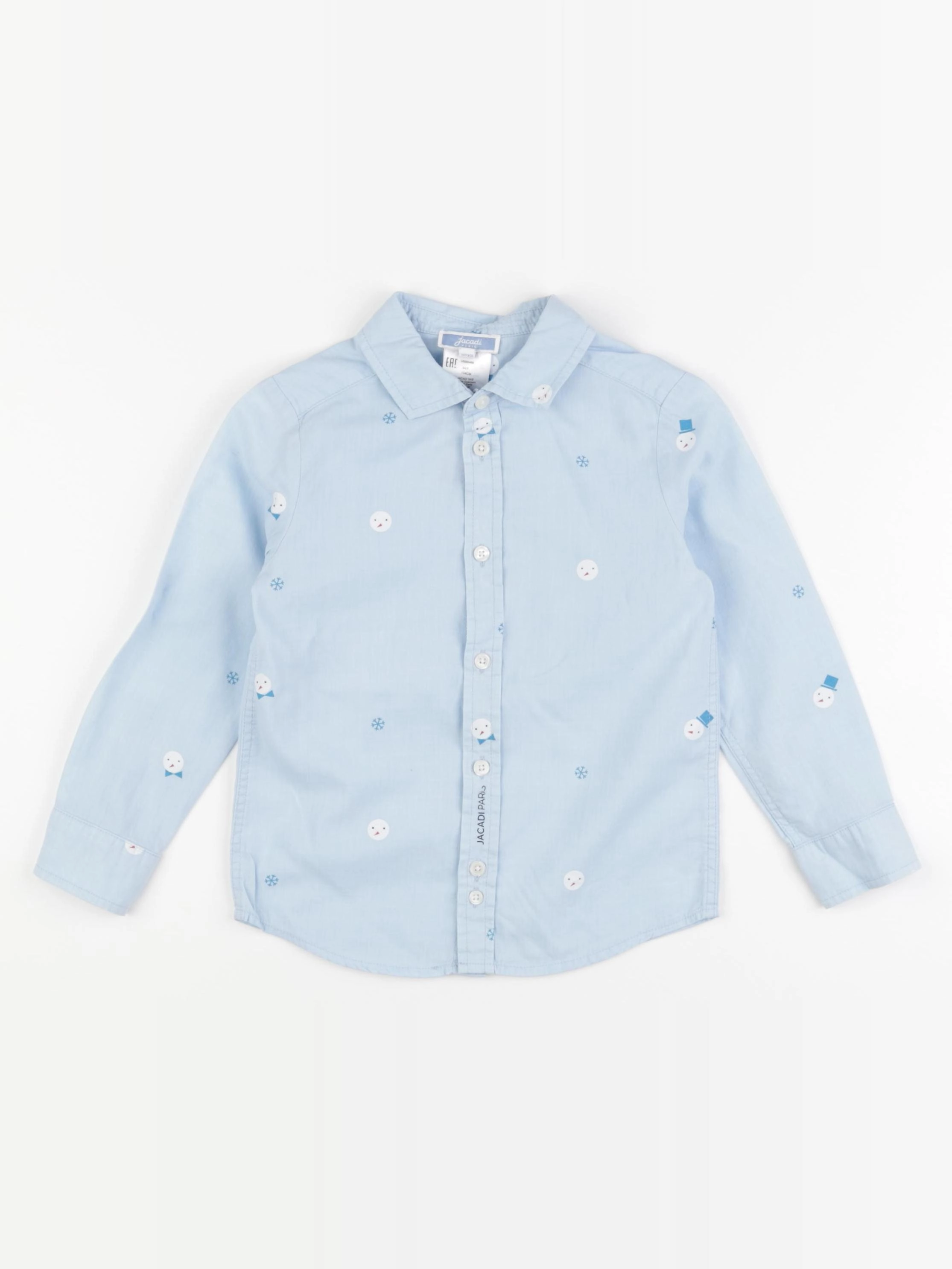 Jacadi - chemise bleu - 4 ans