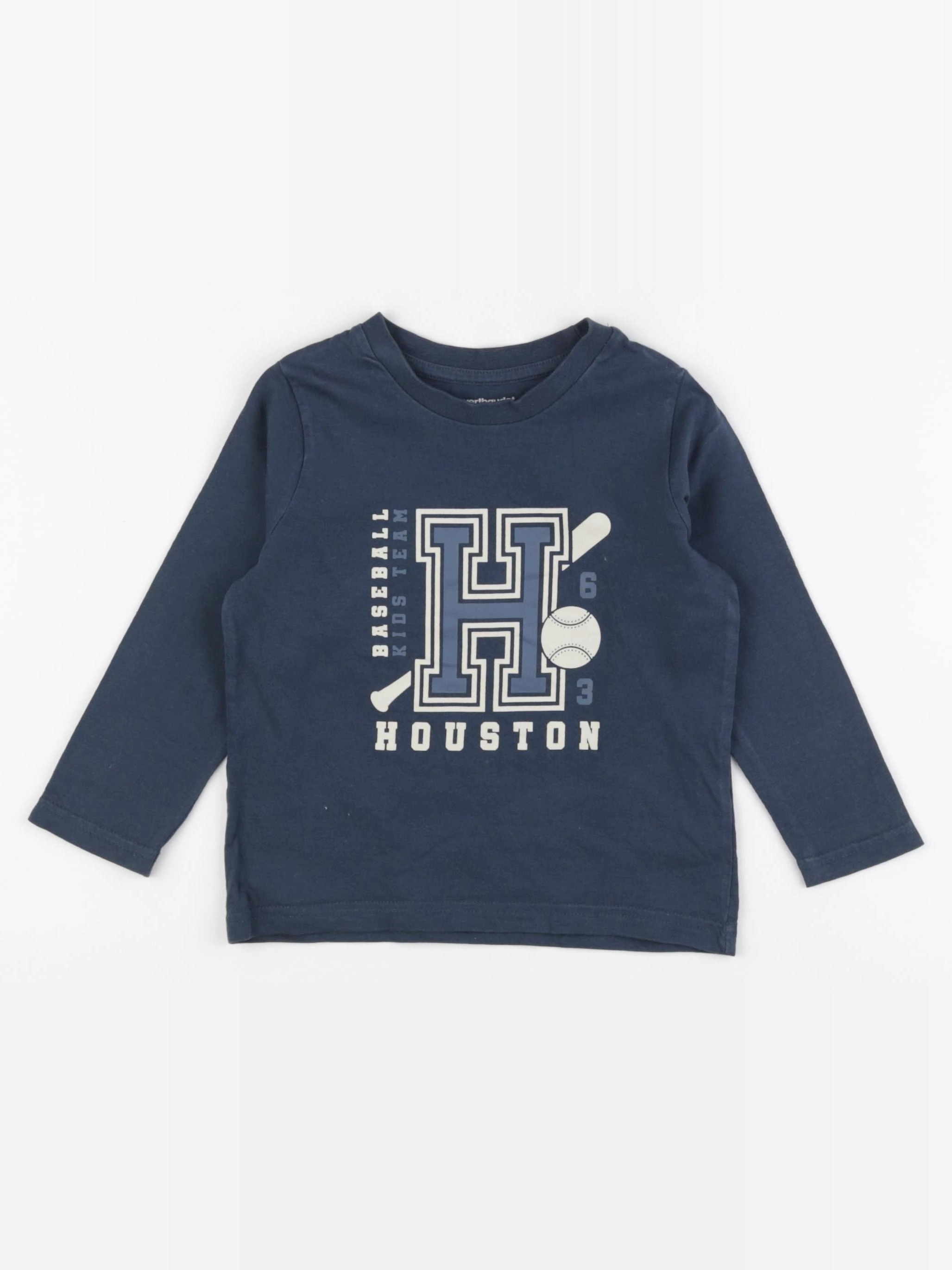 Vertbaudet - tee-shirt bleu - 3 ans