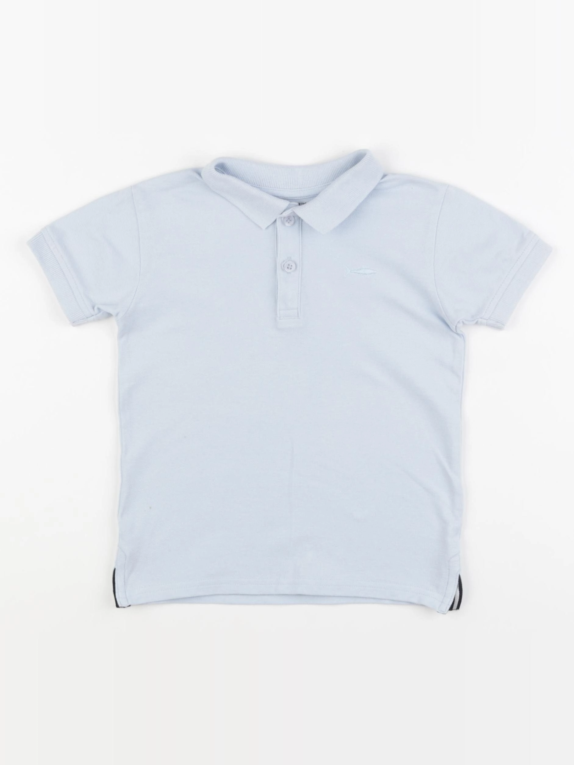 Vertbaudet - polo bleu - 4 ans