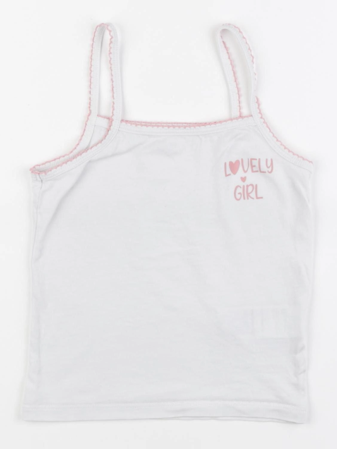 Vertbaudet - maillot de corps blanc - 4 ans