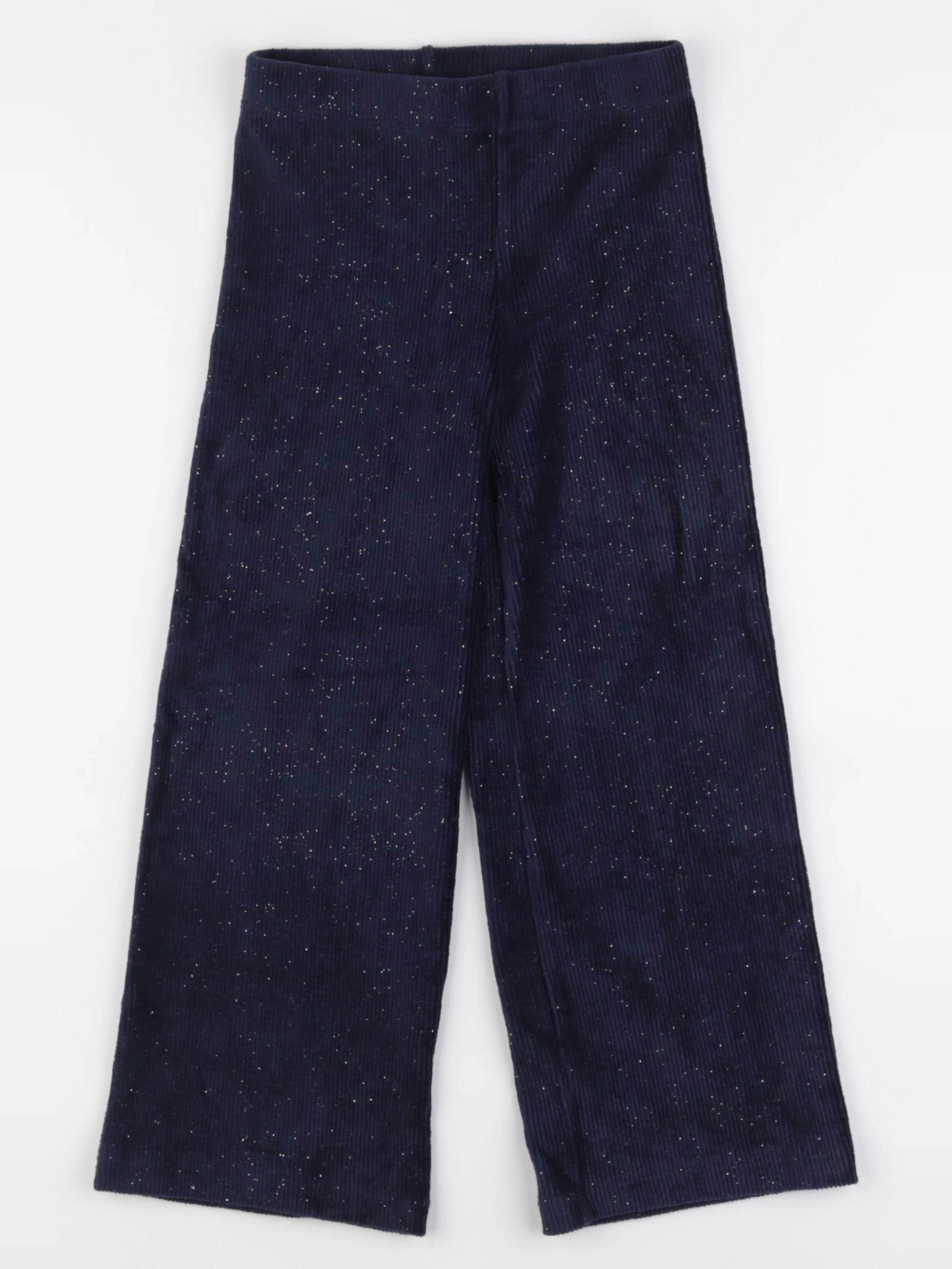 Vertbaudet - pantalon bleu, or - 6 ans