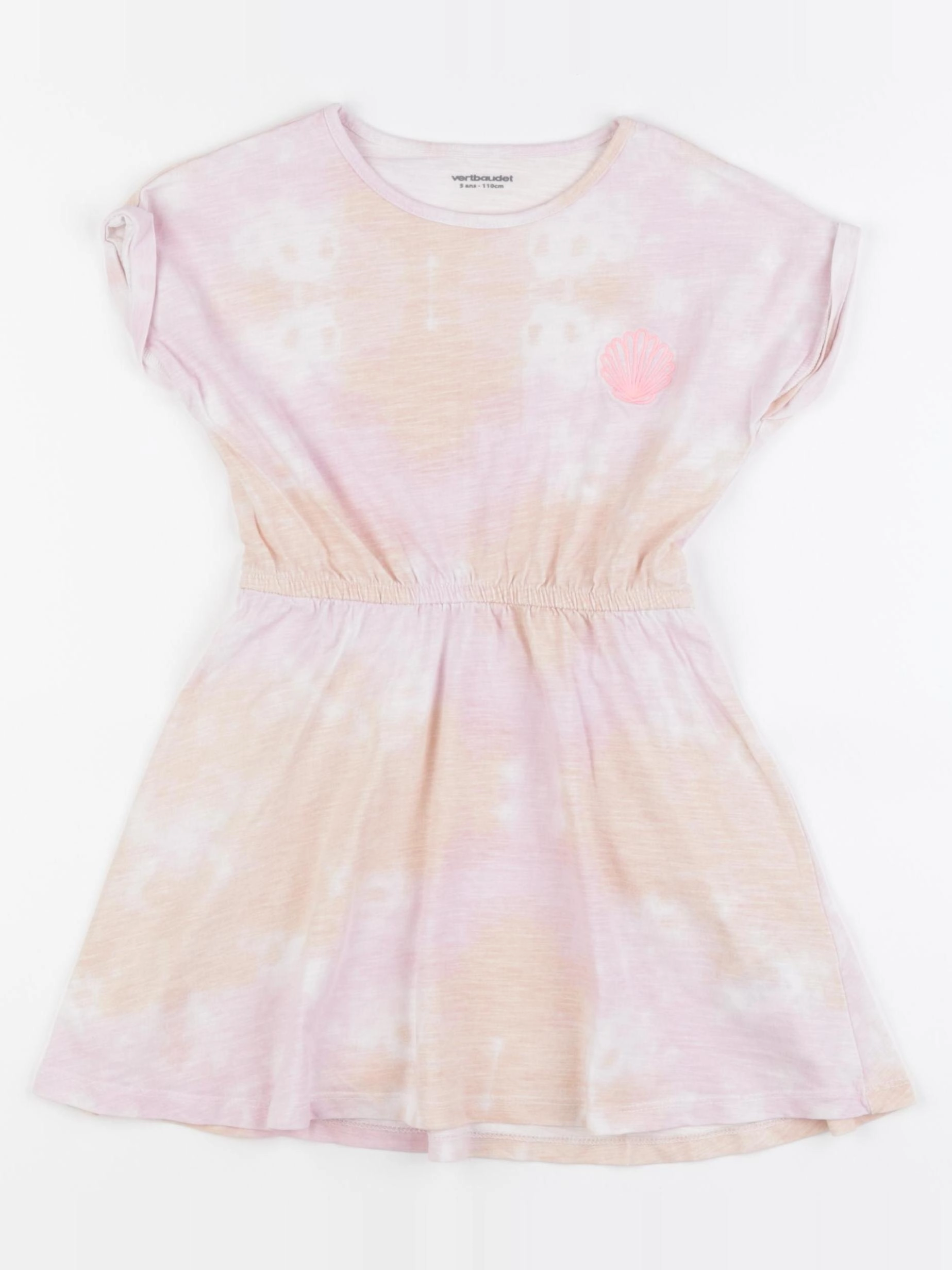 Vertbaudet - robe multicolore - 5 ans