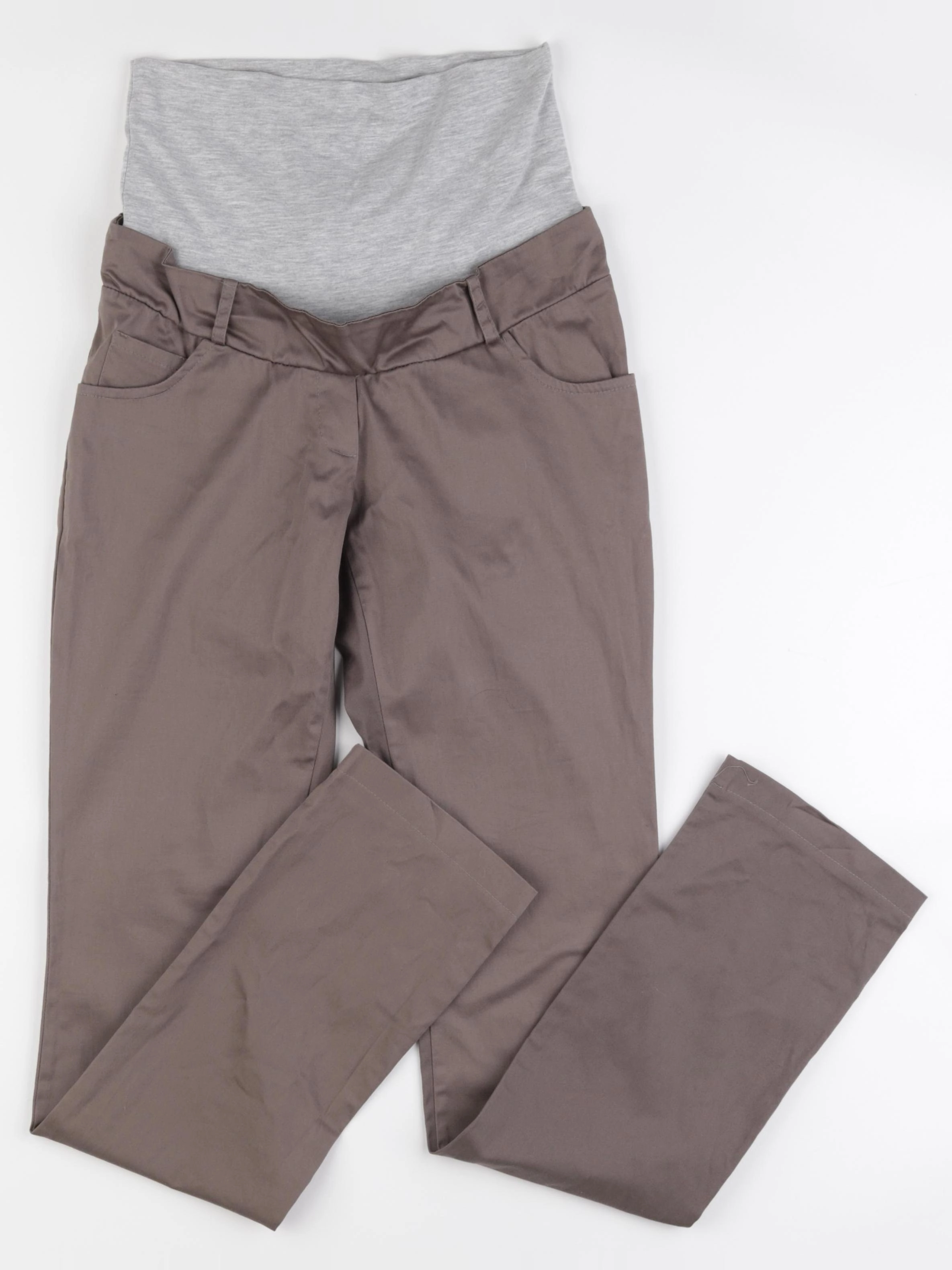 Envie de fraise - pantalon grossesse marron - 34