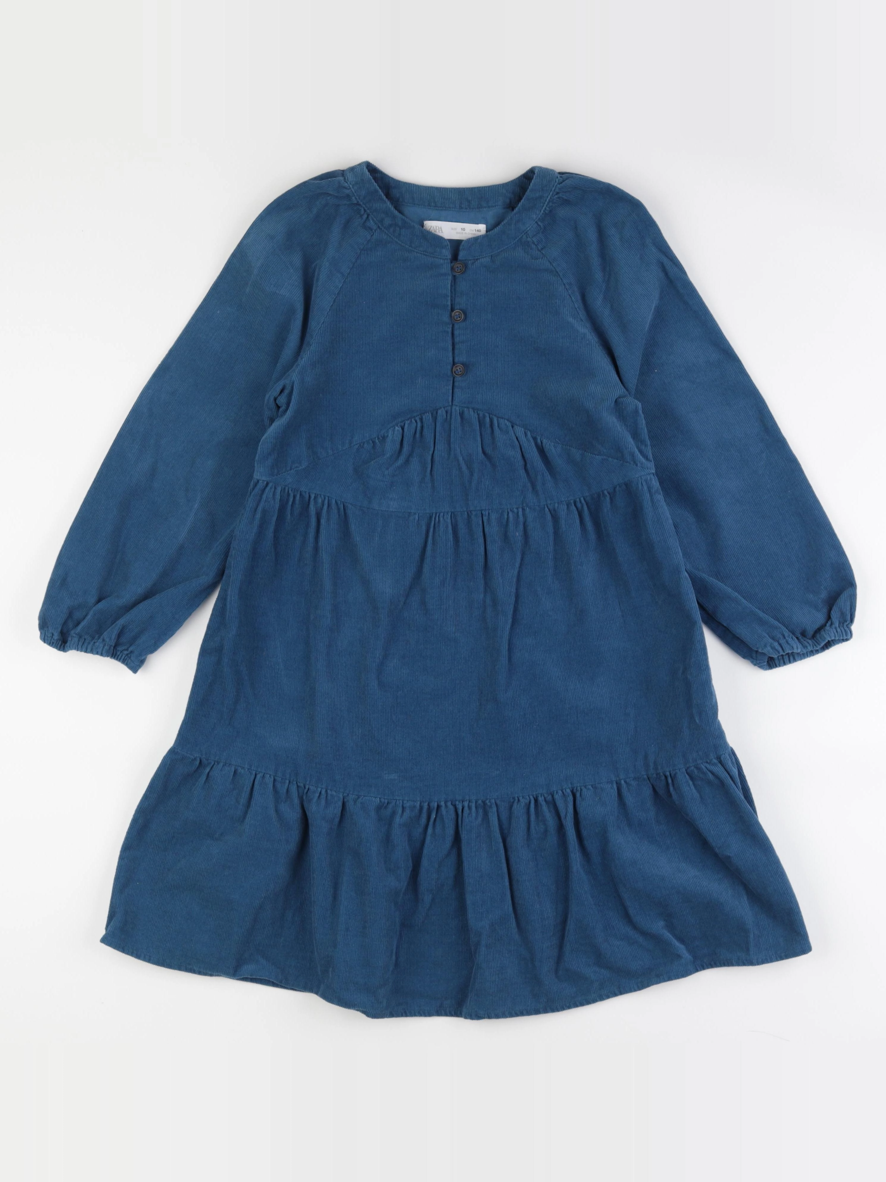 Zara - robe bleu - 10 ans