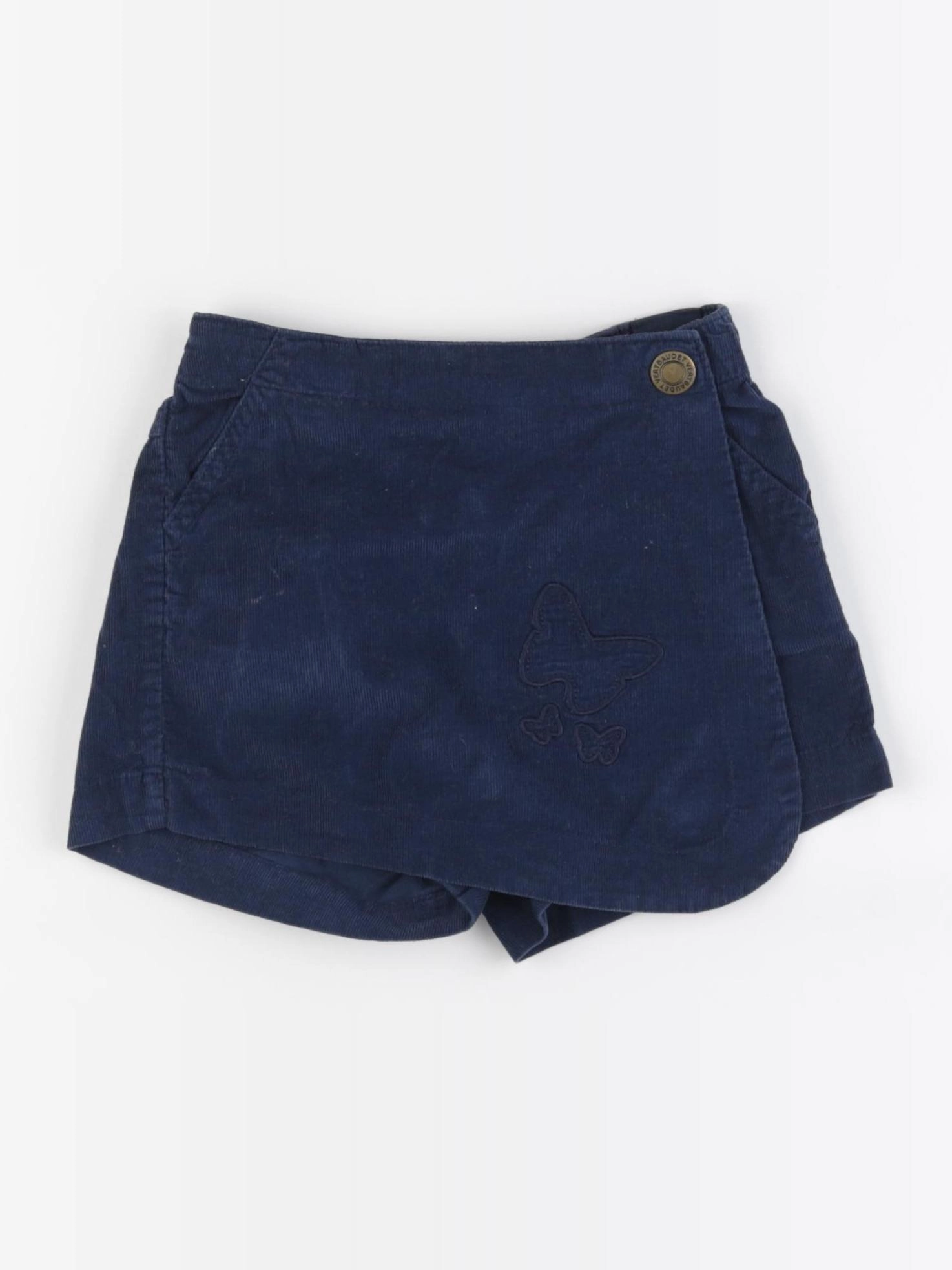 Vertbaudet - jupe short bleu - 4 ans