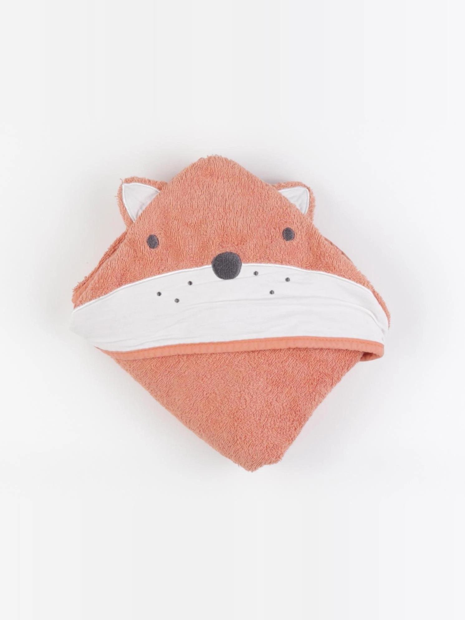 Vertbaudet - cape de bain orange - 6/18 mois