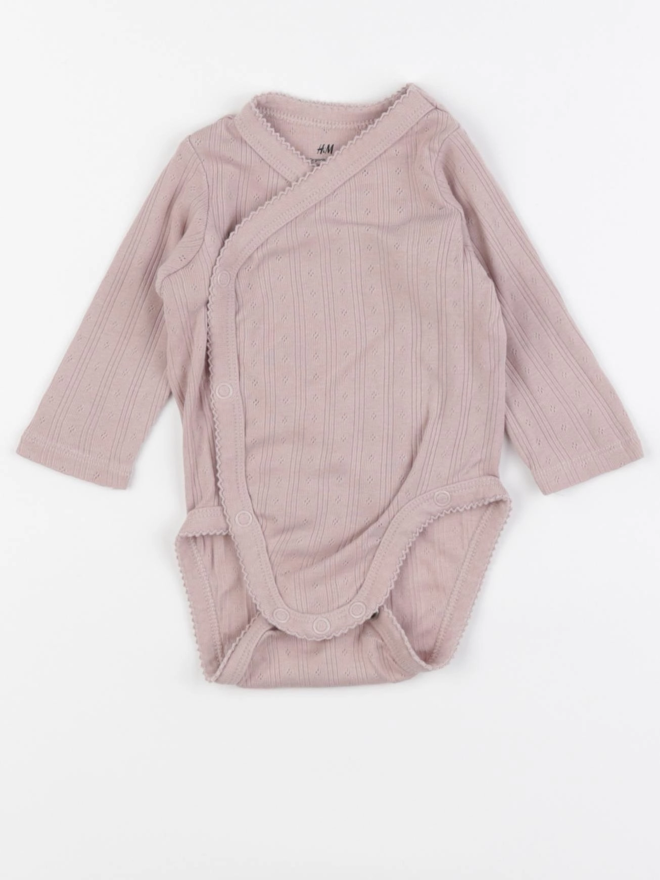 H&M - body rose - 1-2 mois