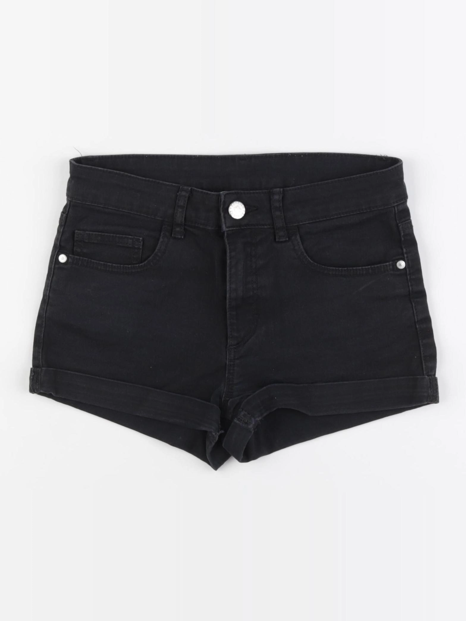 H&M - short noir - 10/11 ans