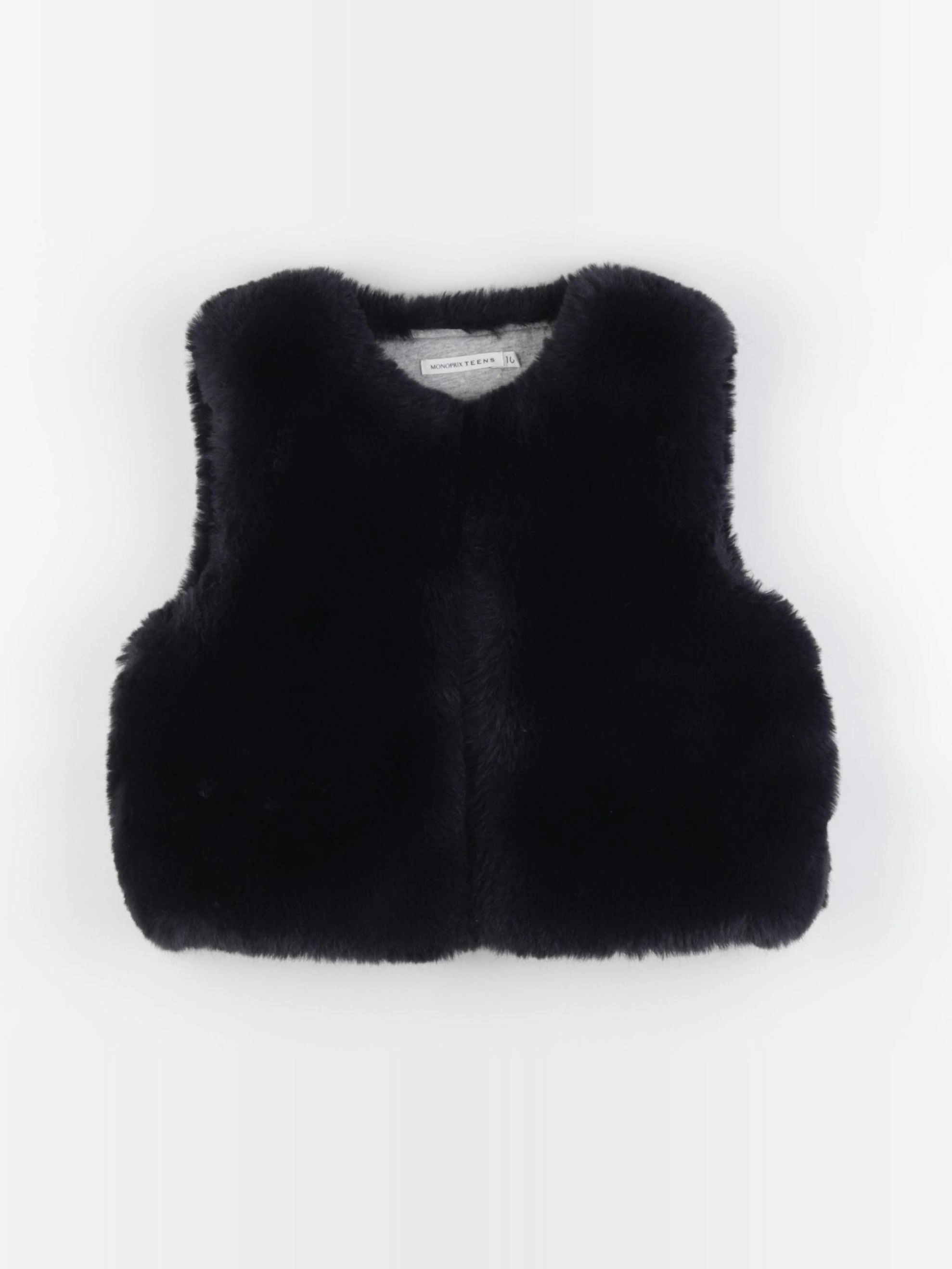 Monoprix - gilet bleu - 10 ans
