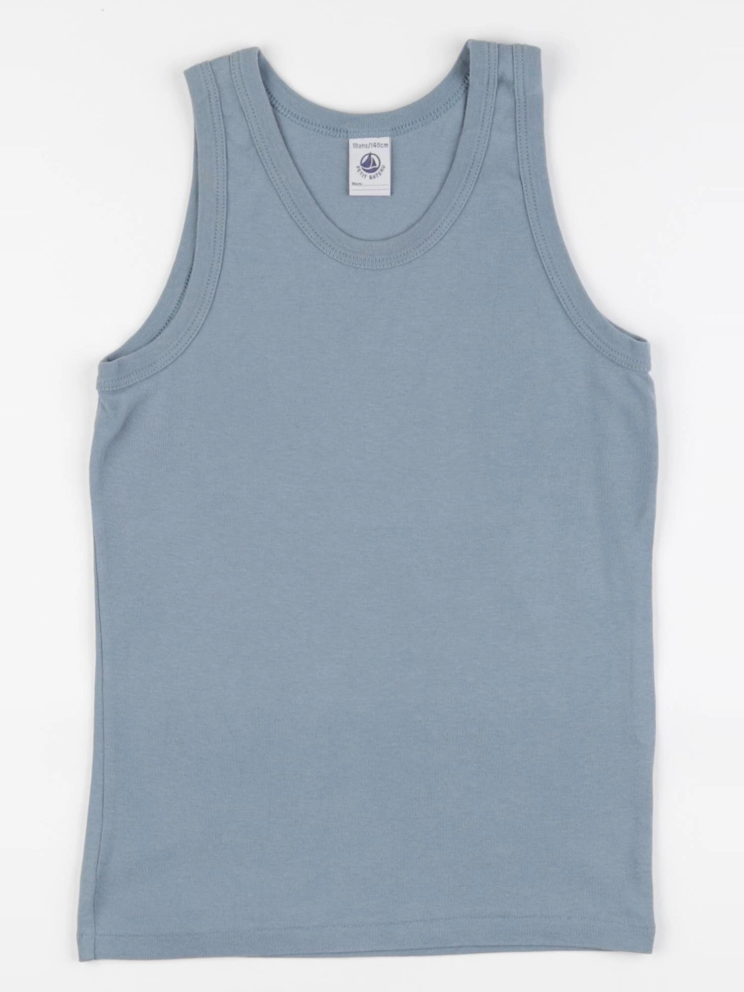 Petit Bateau - débardeur bleu - 10 ans