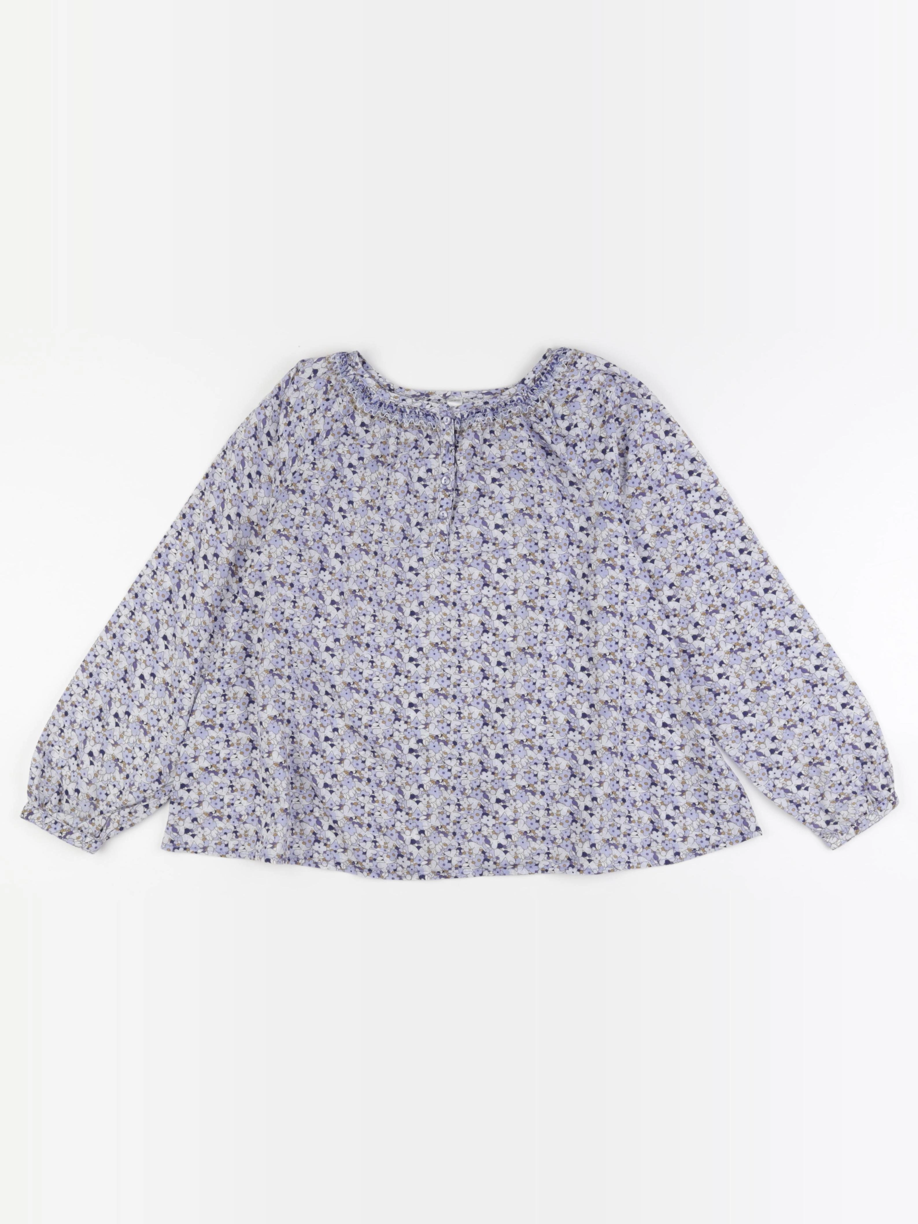 Okaidi - blouse bleu, violet - 10 ans