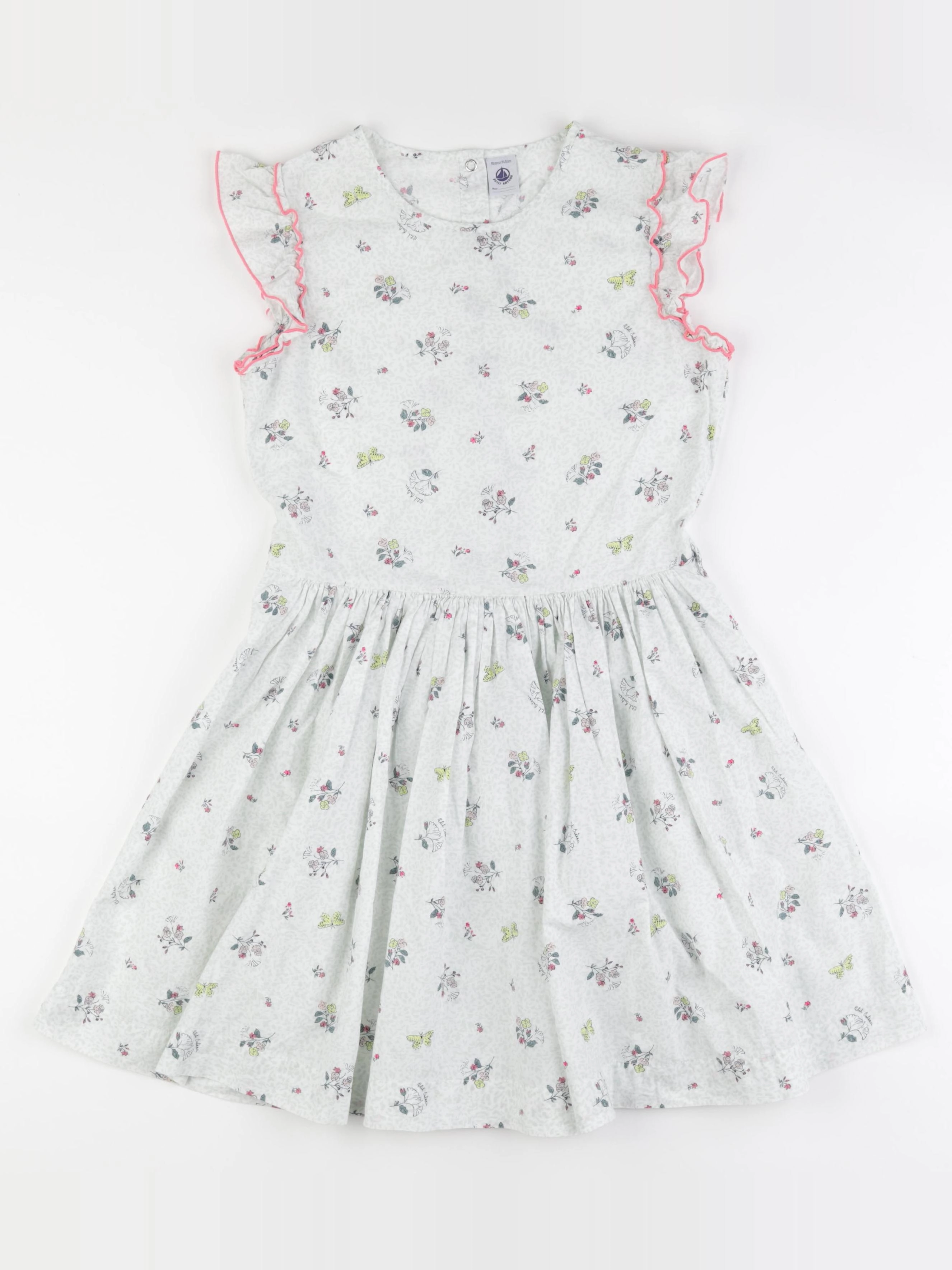 Petit Bateau - robe multicolore - 10 ans