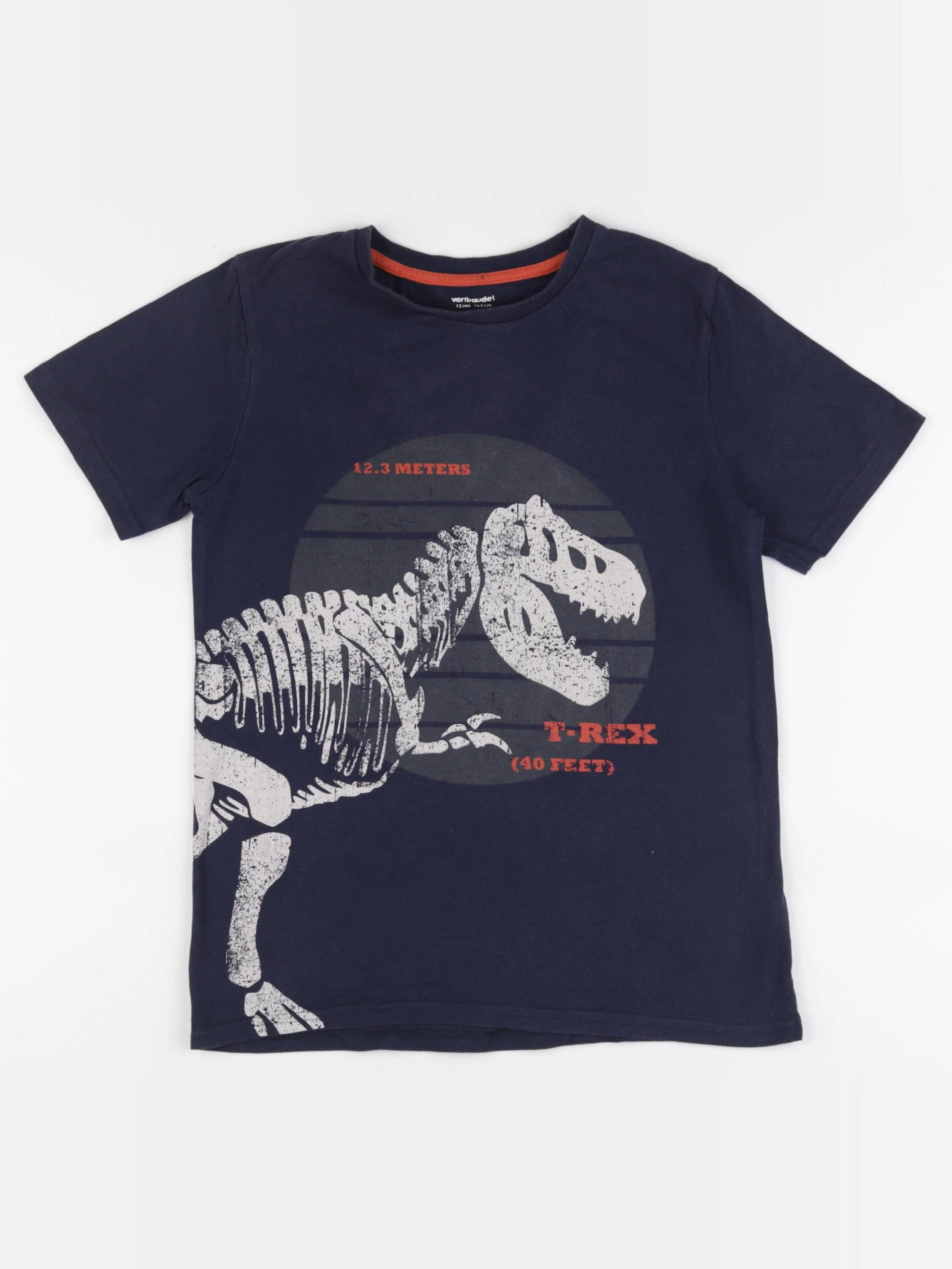 Vertbaudet - tee-shirt bleu - 12 ans