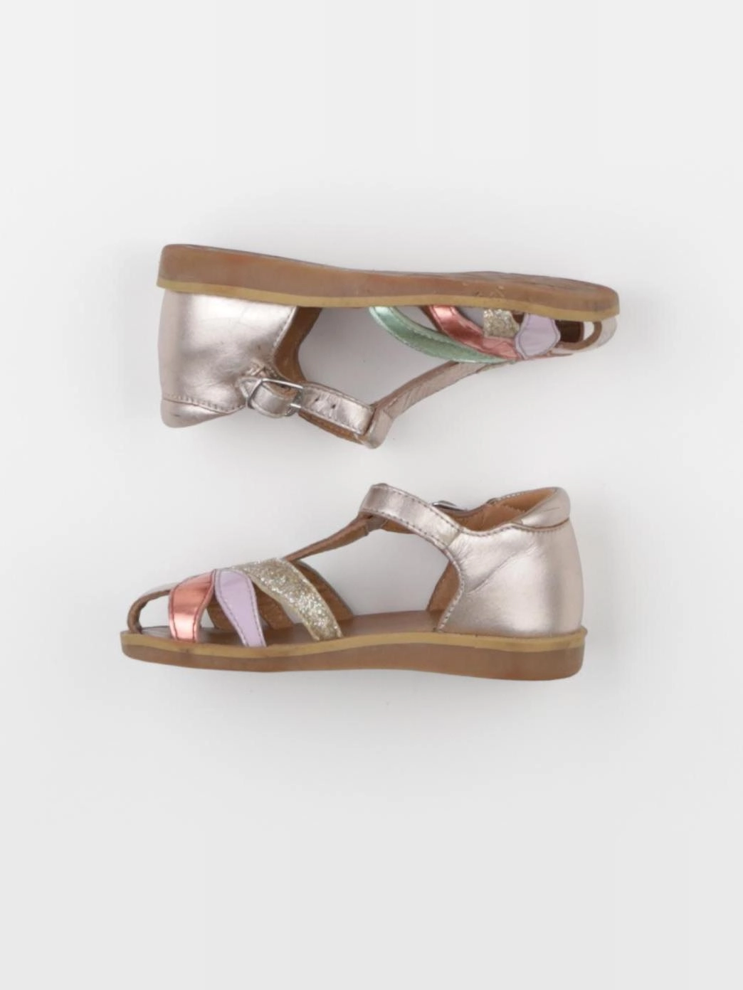 Pom d'Api - sandales multicolore - pointure 24