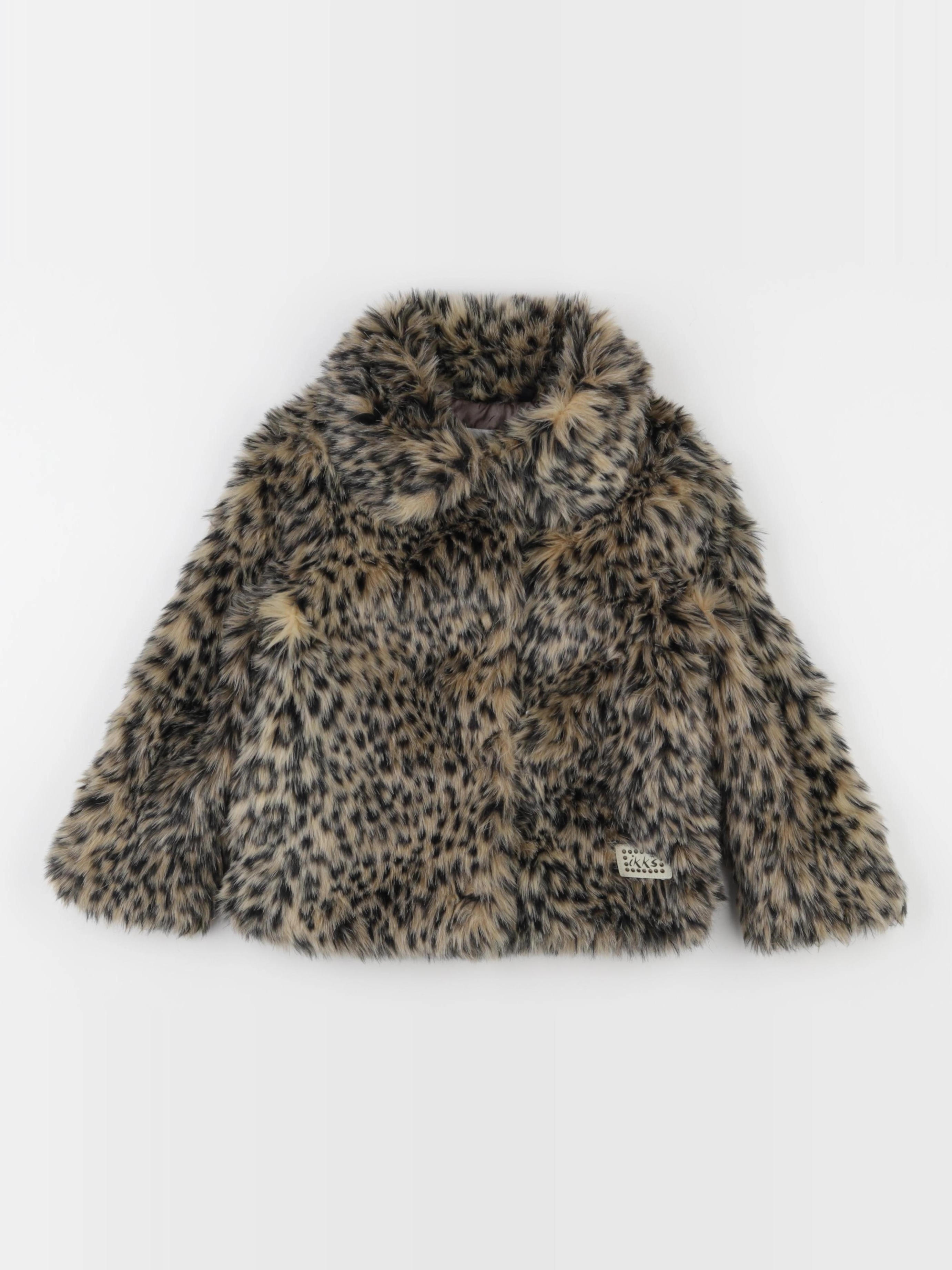 IKKS - manteau marron, noir - 3 ans
