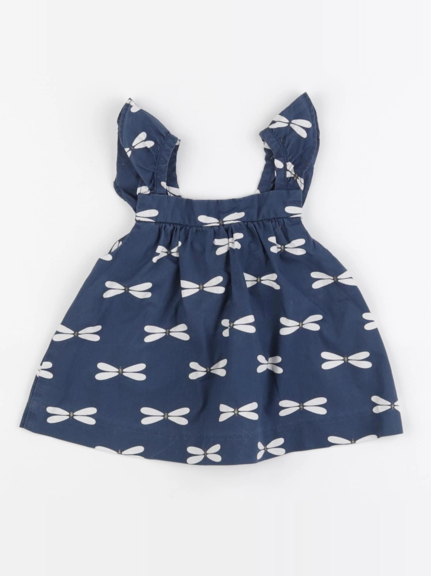 Jacadi - blouse bleu - 12 mois